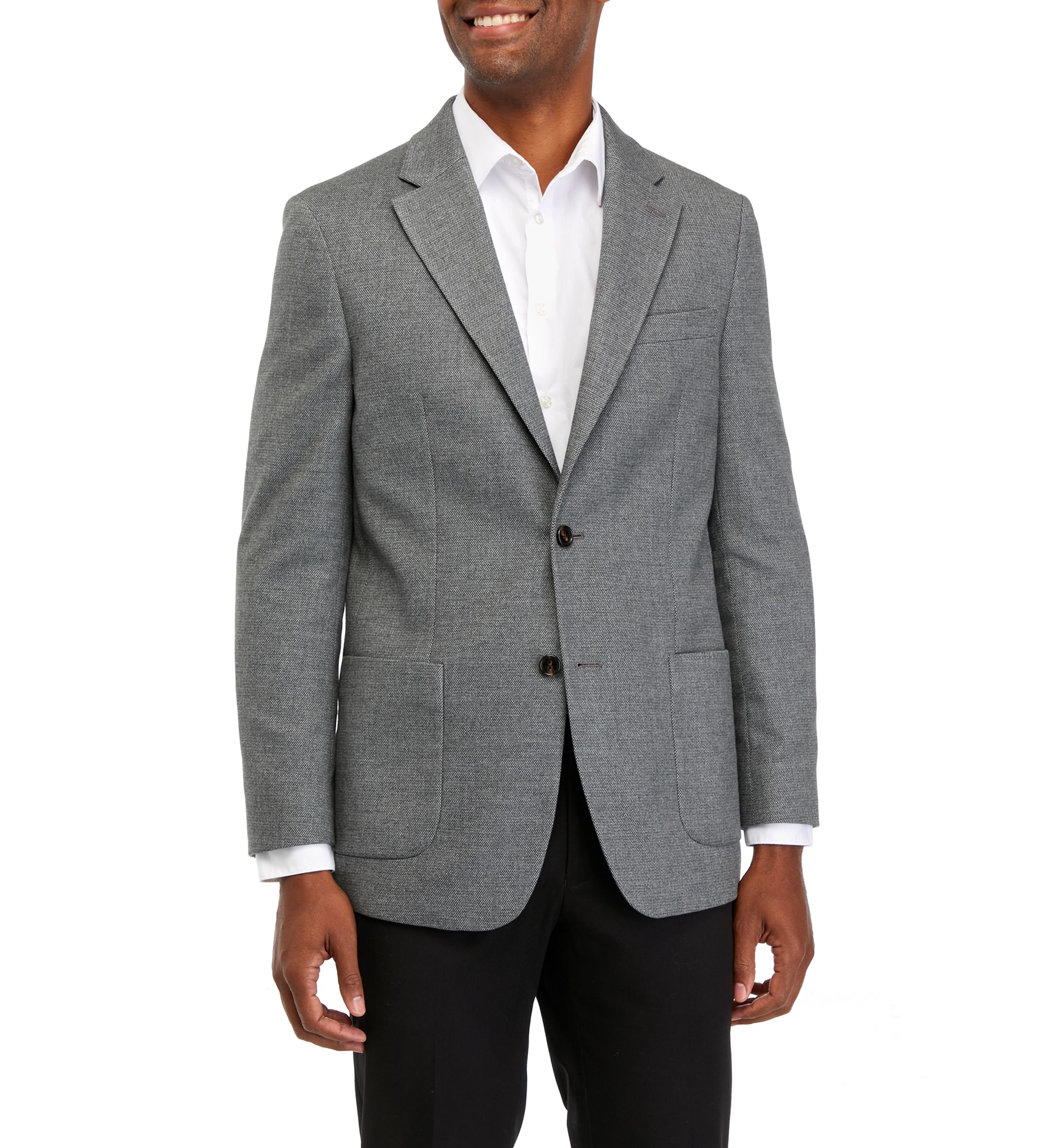 Gray Donegal Texture Sport Coat 