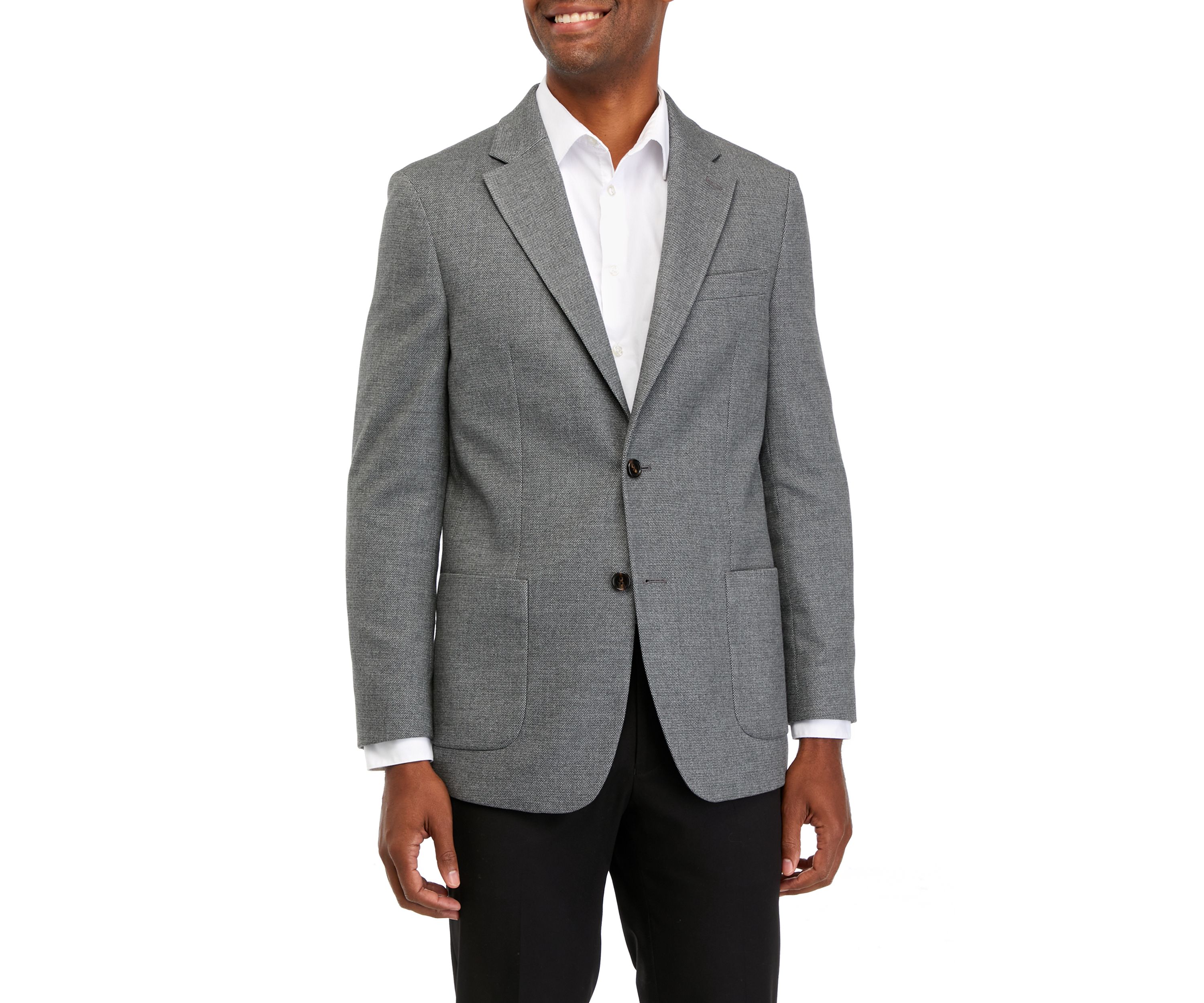 Gray Donegal Texture Sport Coat 