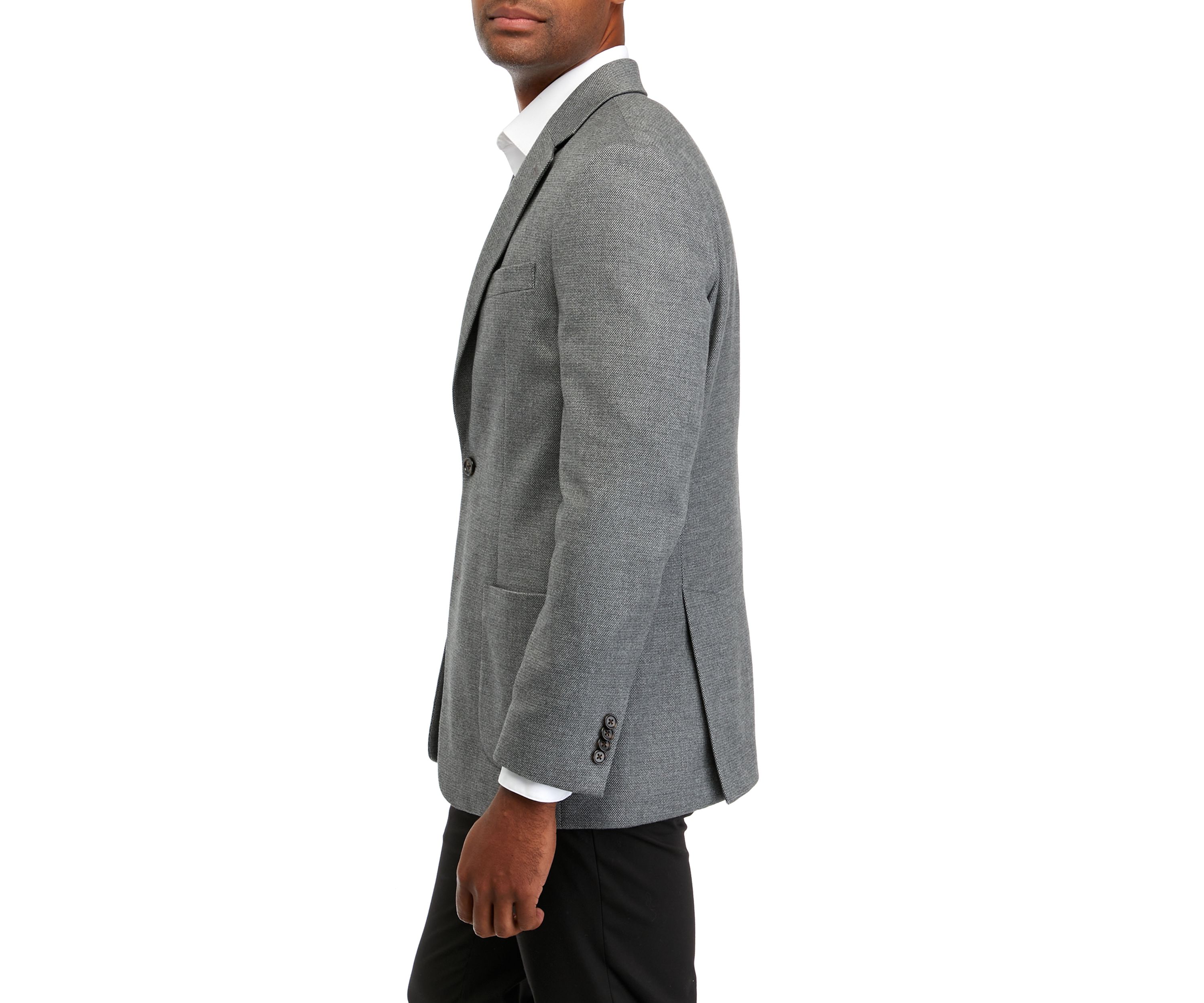 Gray Donegal Texture Sport Coat 