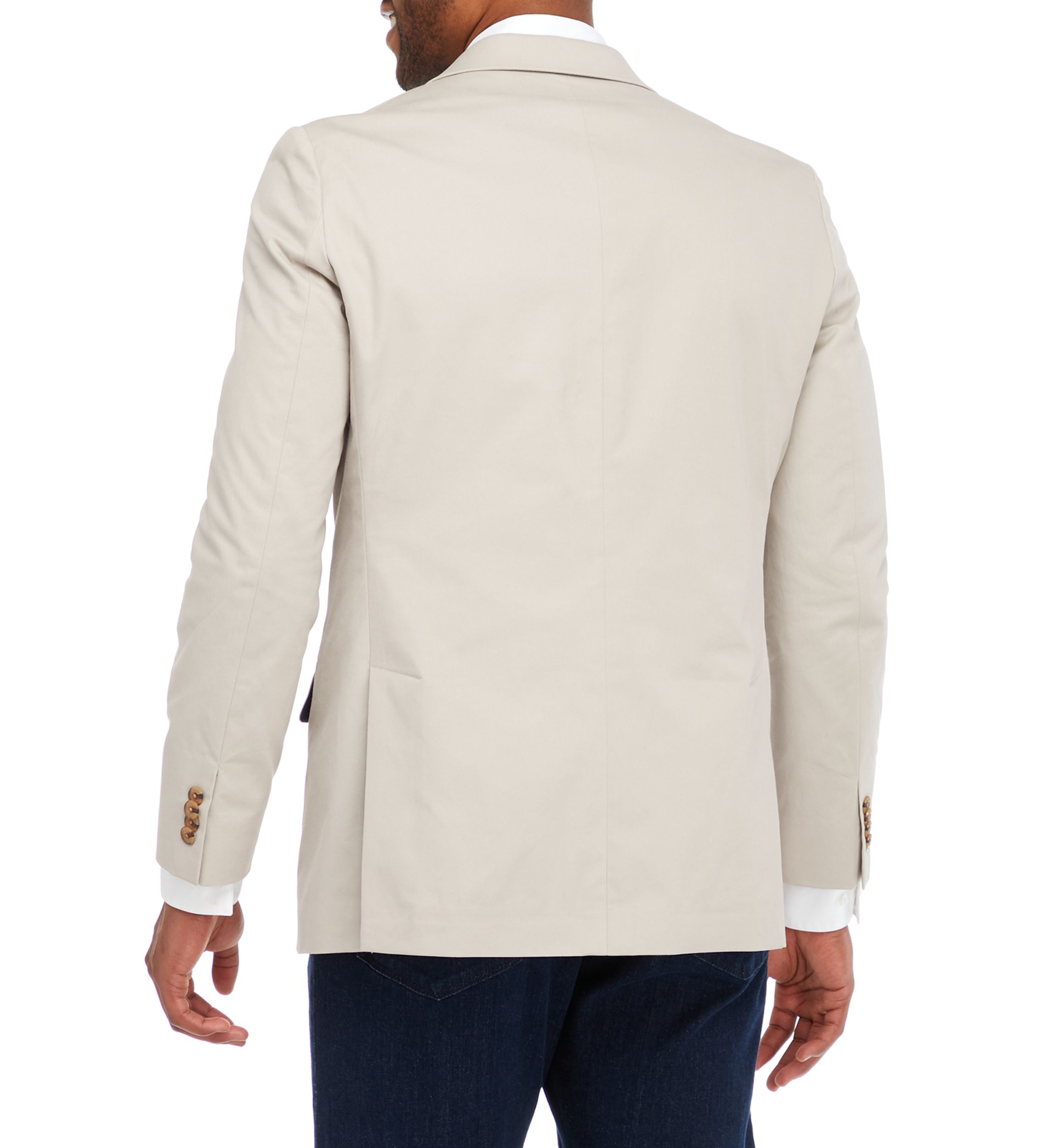 Mens Washed Twill Sport Coat