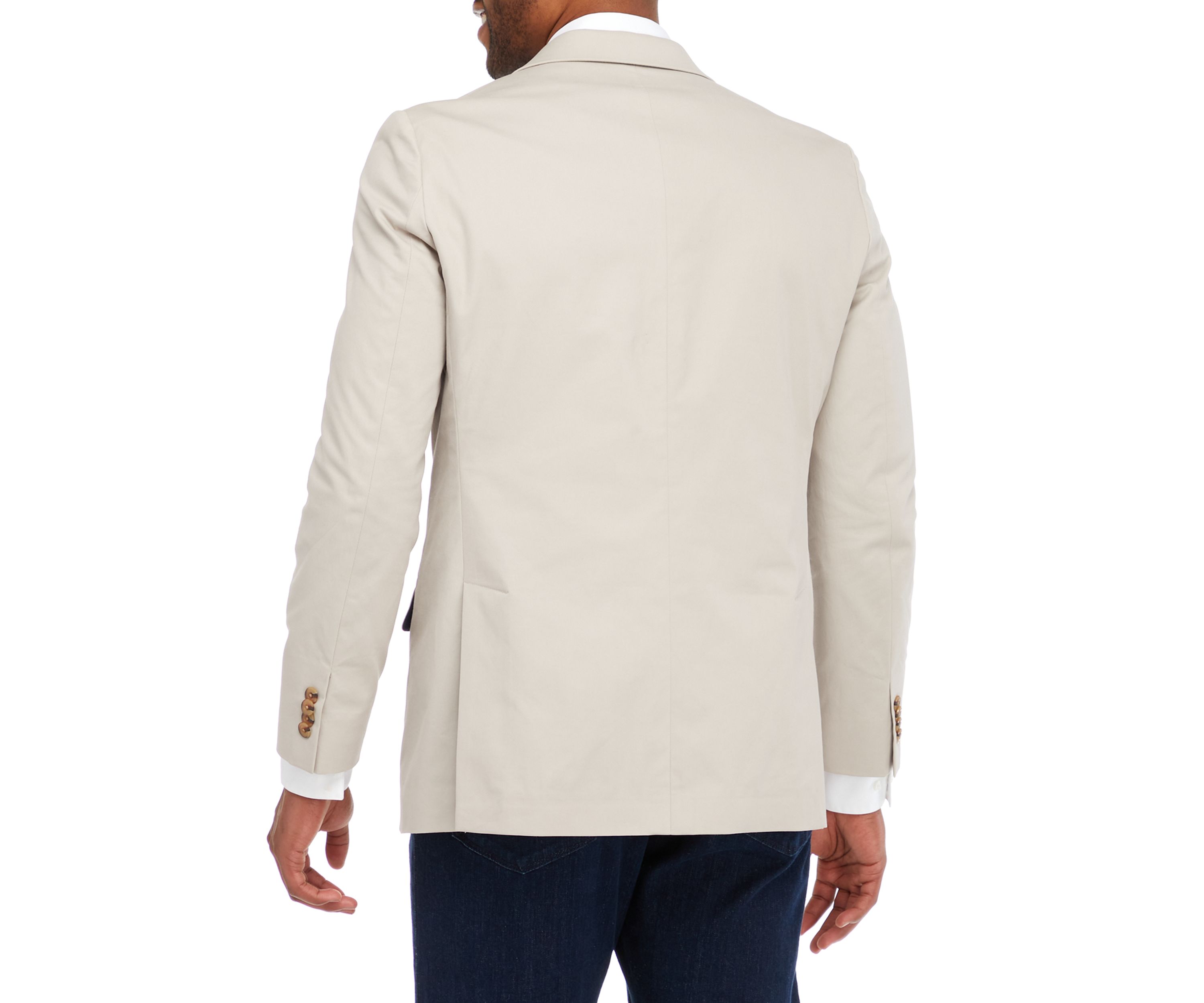 Mens Washed Twill Sport Coat