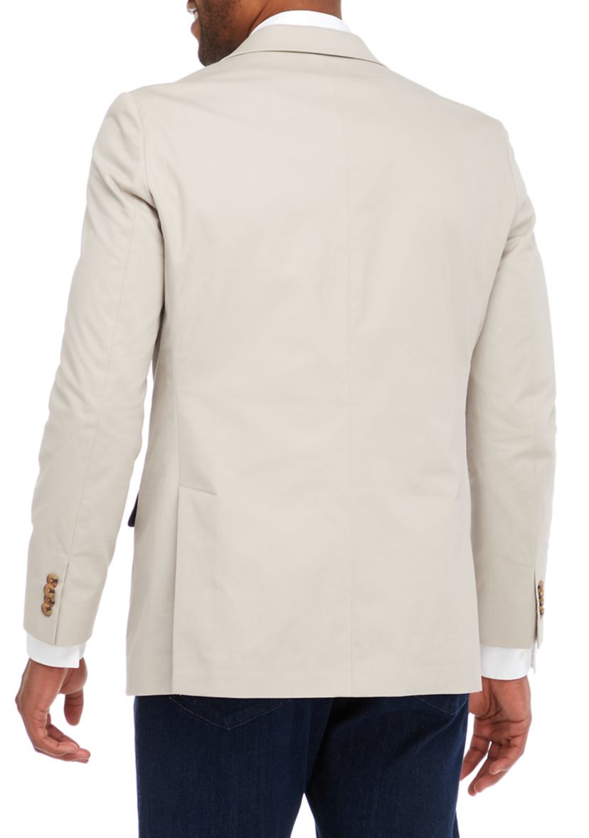 Mens Washed Twill Sport Coat
