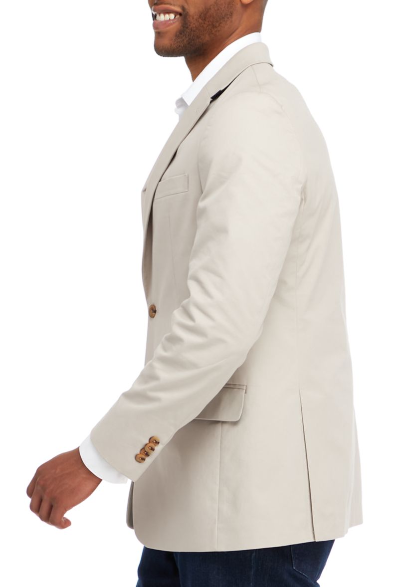 Mens Washed Twill Sport Coat
