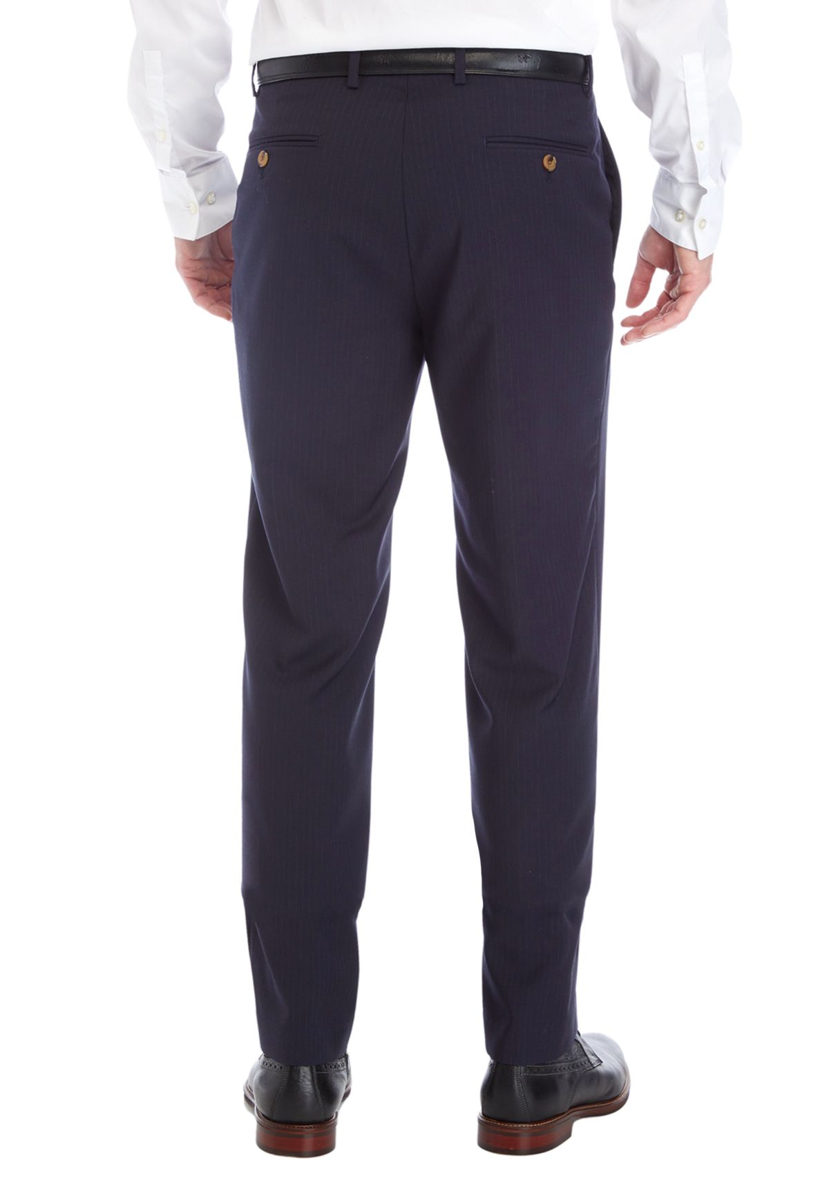 Mens Navy Stripe Pants