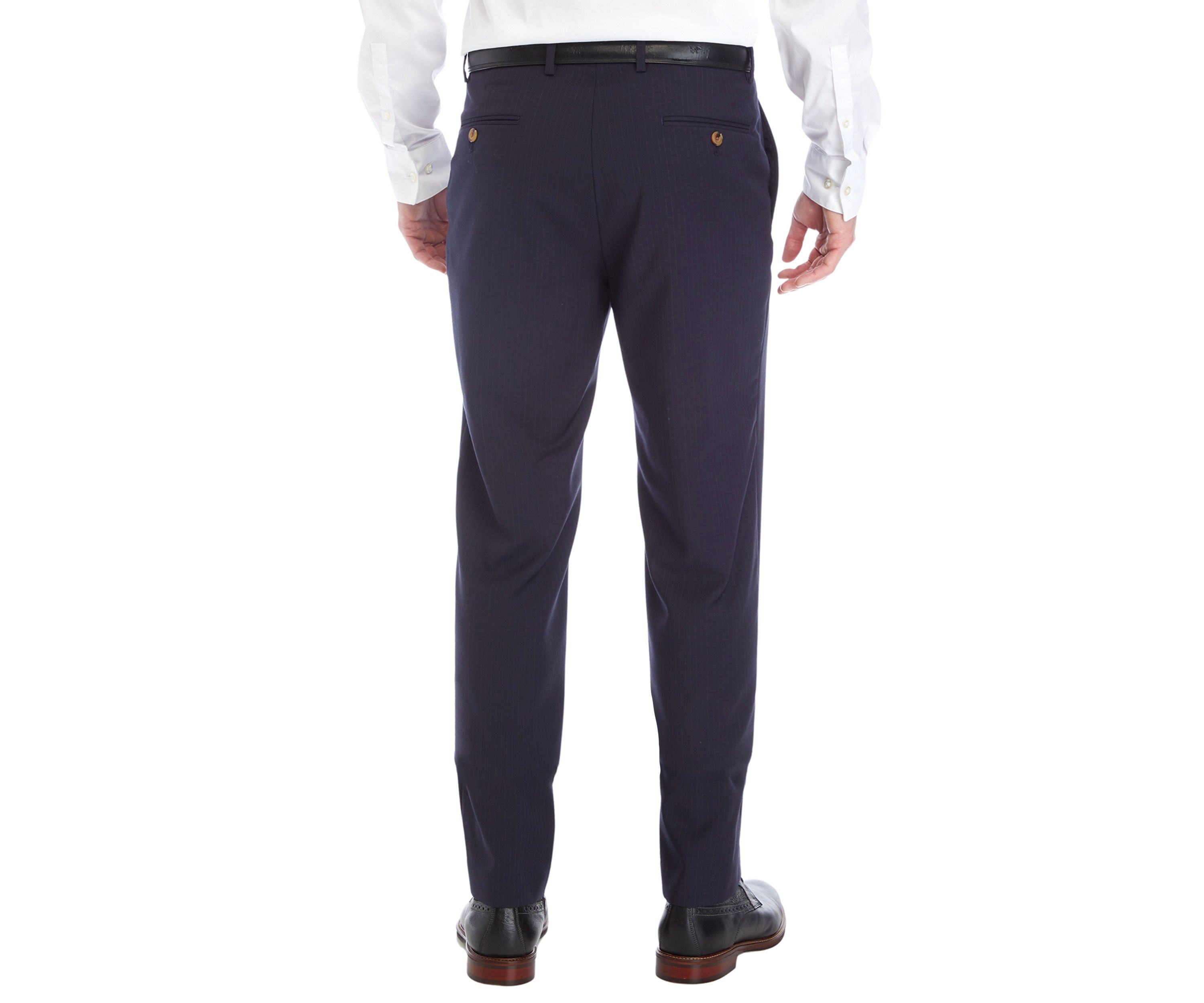 Mens Navy Stripe Pants