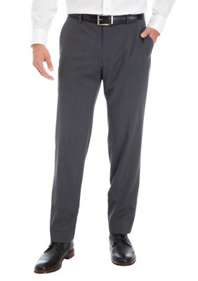 Biltmore® Men's Gray Solid Dress Pants | belk