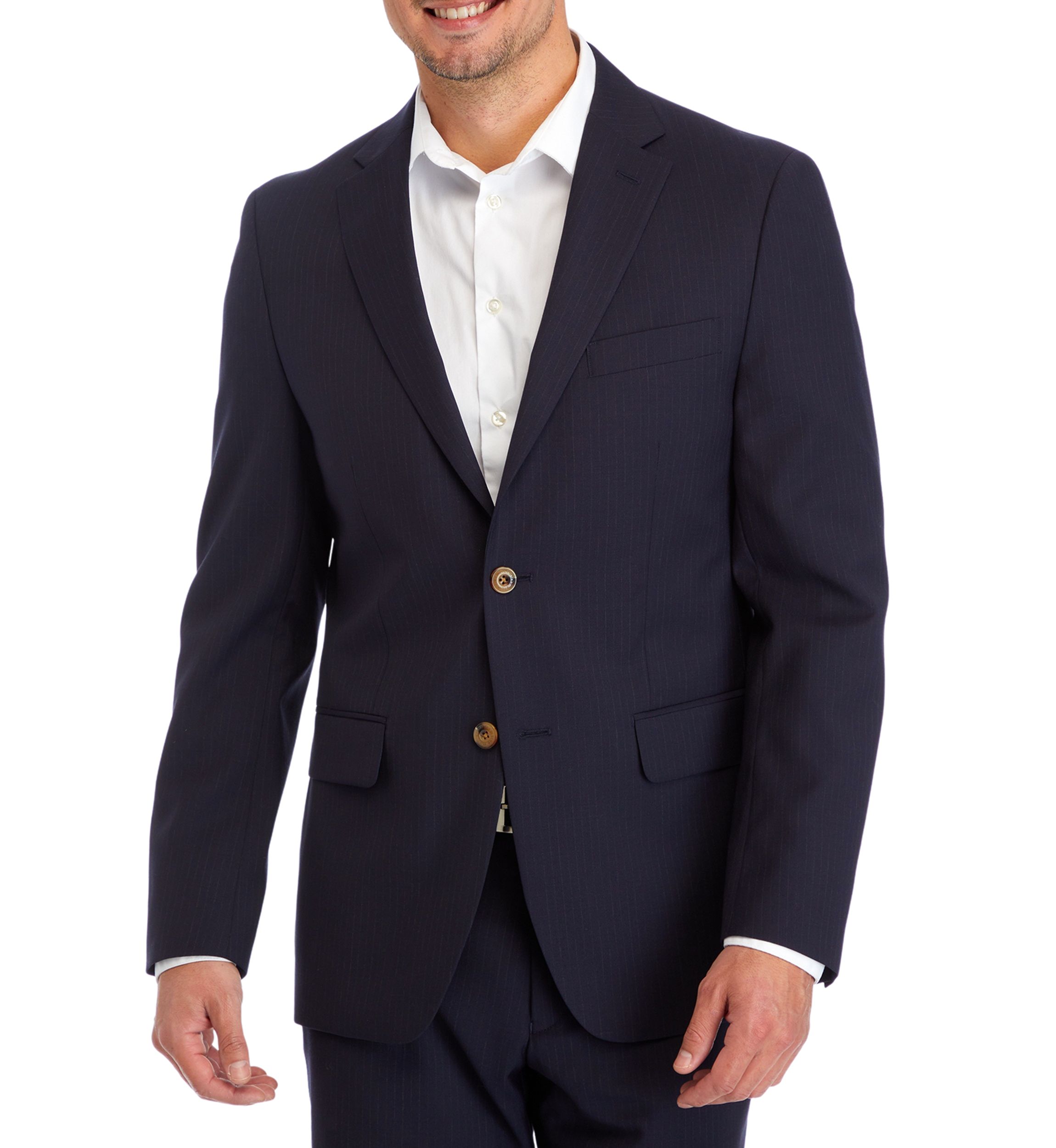 Mens Navy Stripe Sport Coat