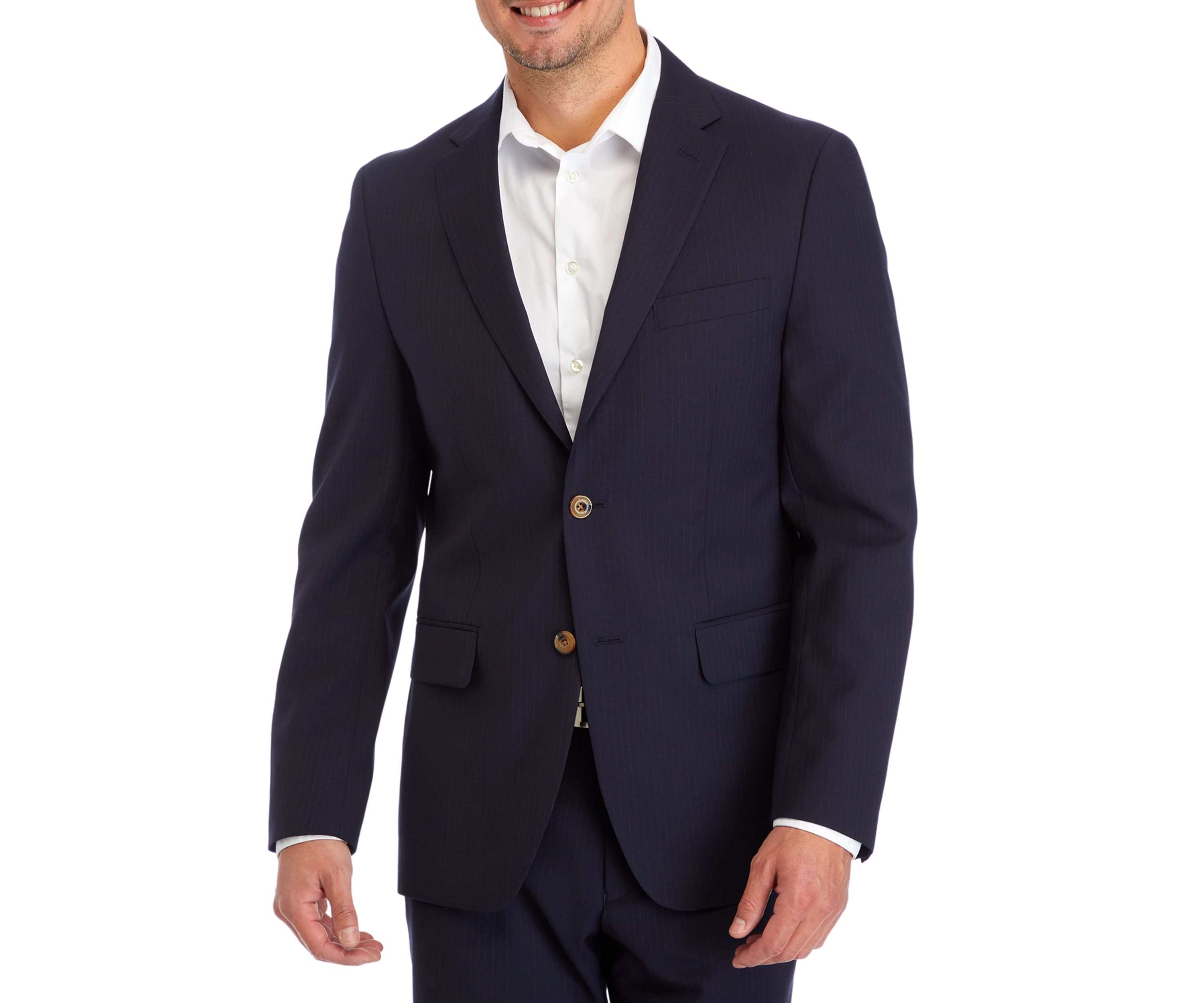 Mens Navy Stripe Sport Coat