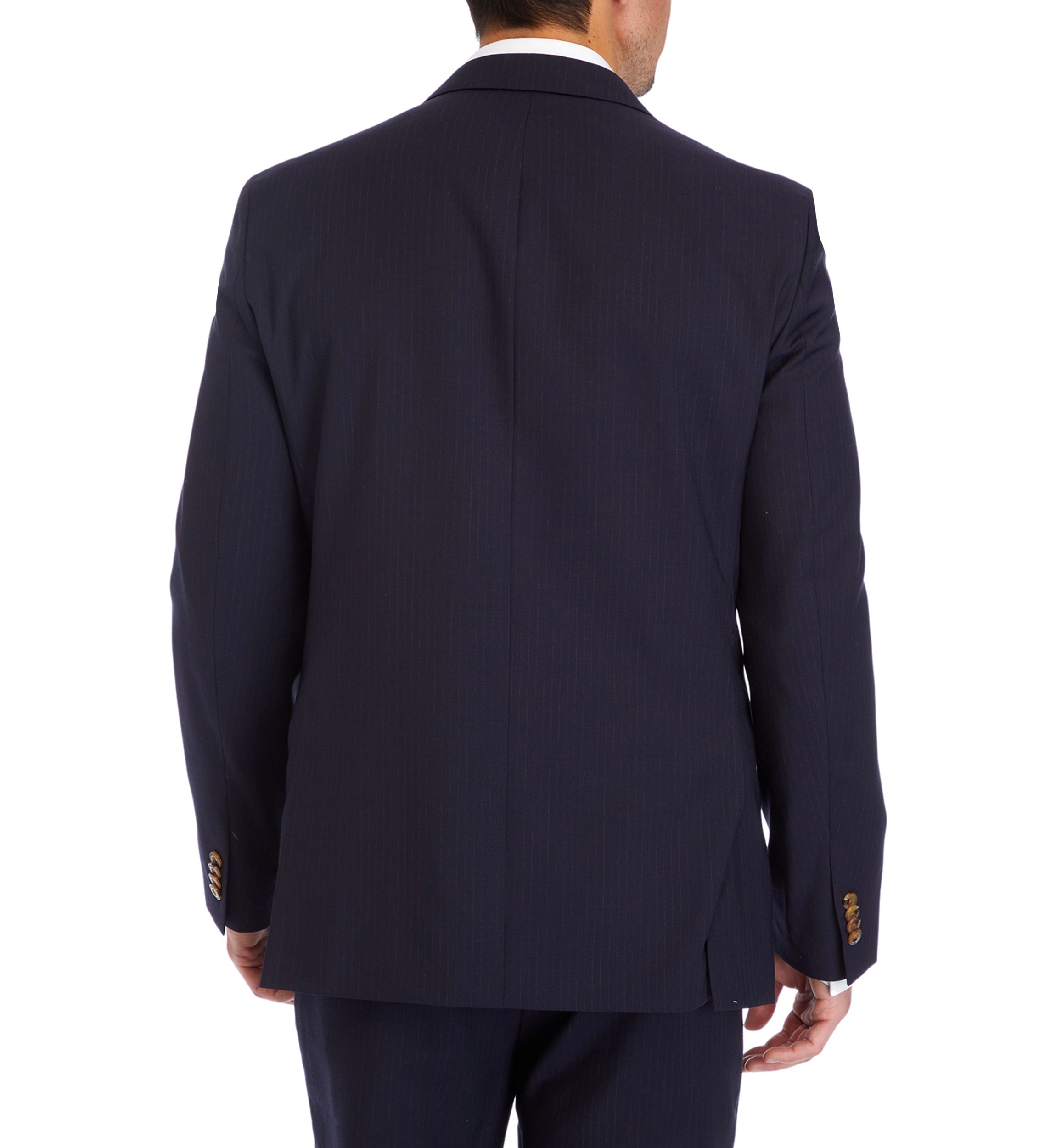 Mens Navy Stripe Sport Coat