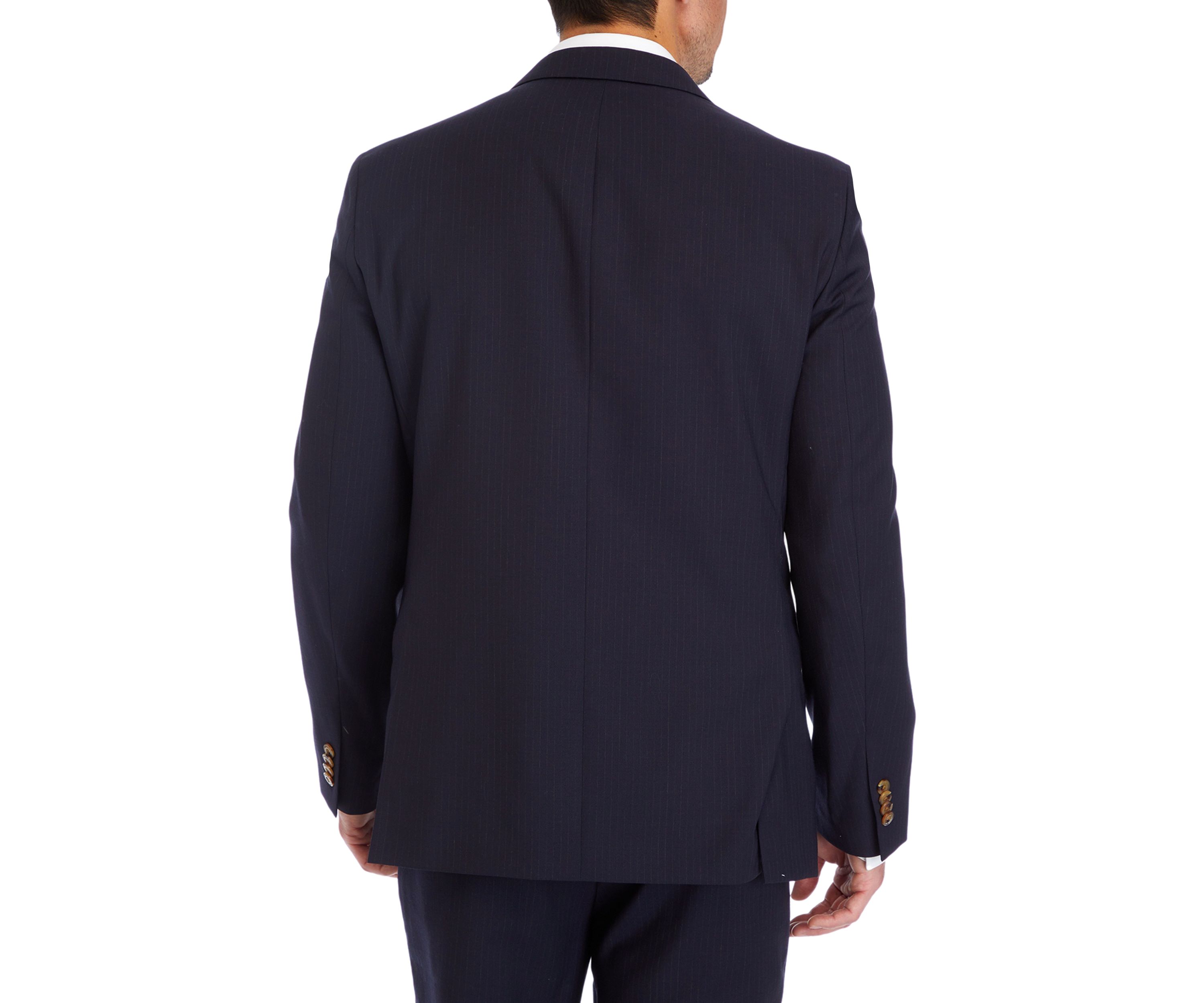 Mens Navy Stripe Sport Coat
