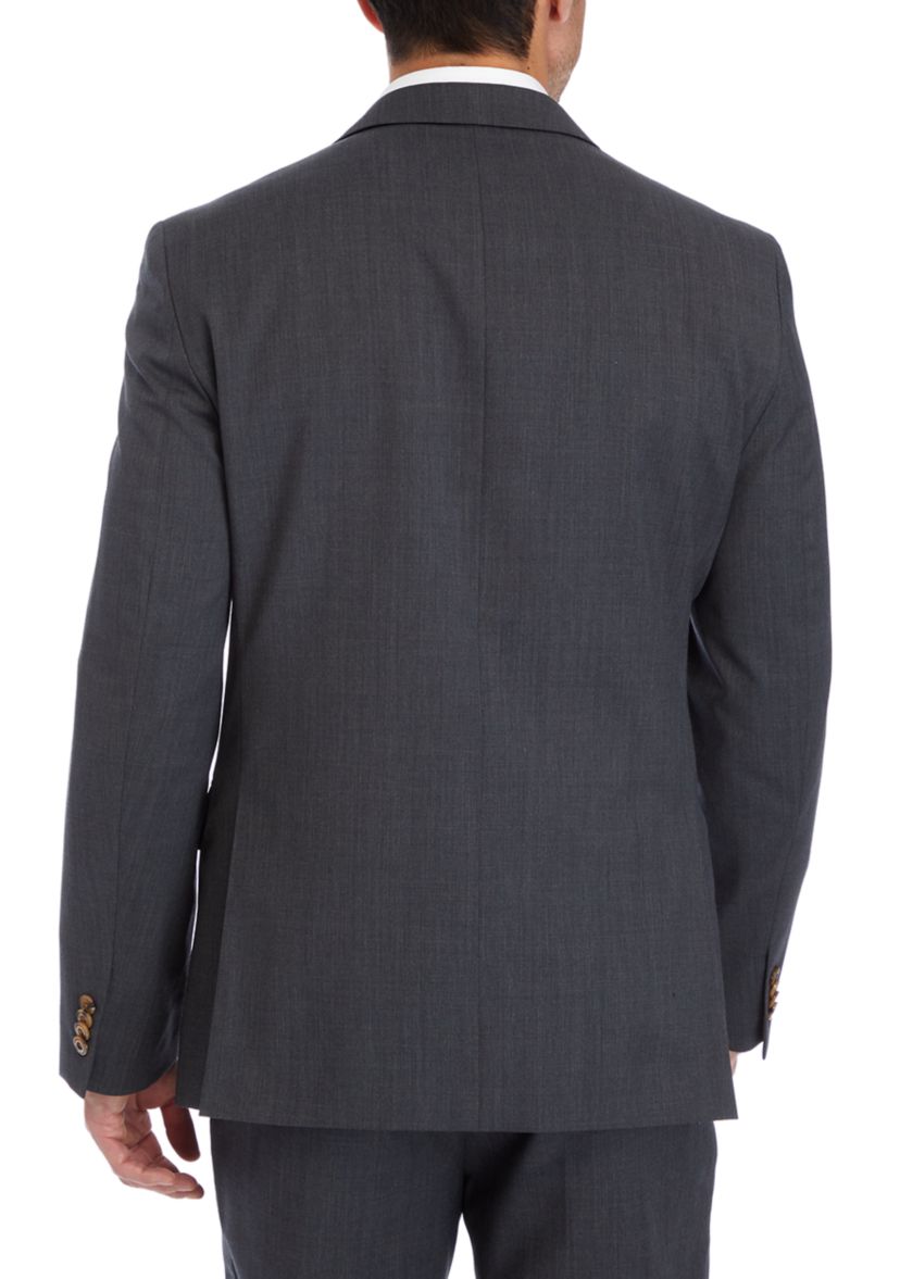 Gray Solid Suit Separate Jacket