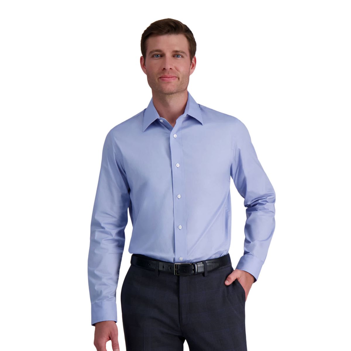 Mens Premium Comfort Slim Fit Dress Shirt