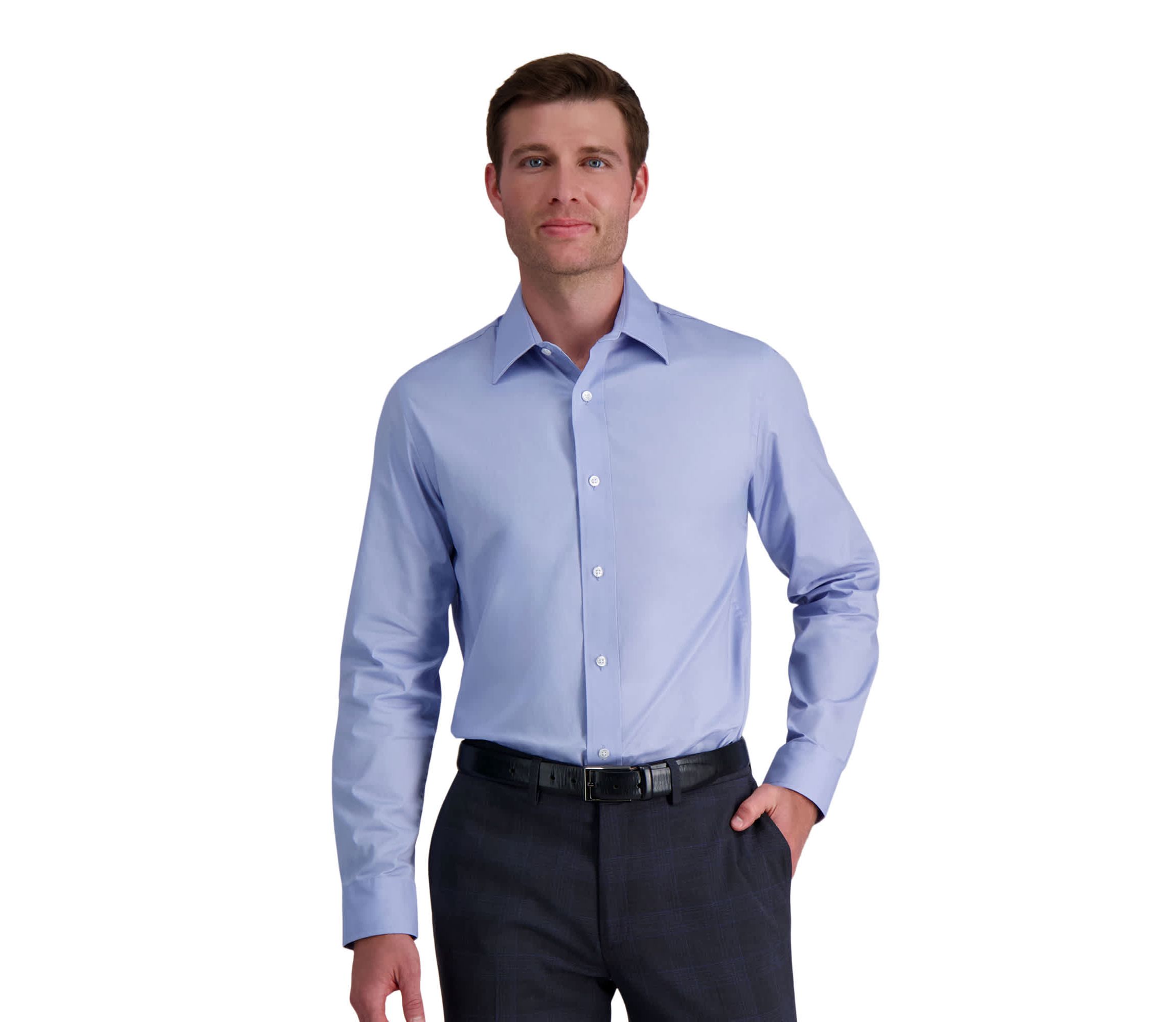 Mens Premium Comfort Slim Fit Dress Shirt