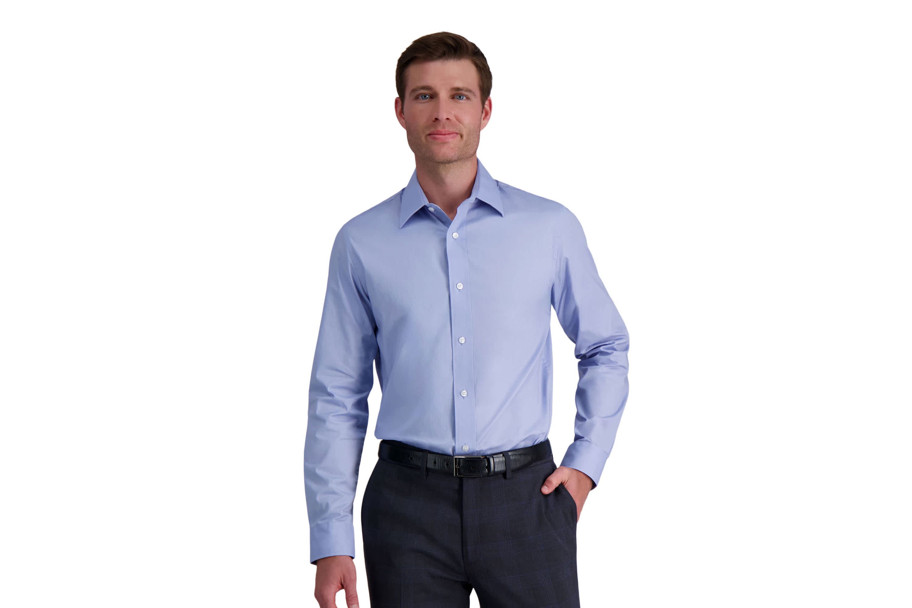 Mens Premium Comfort Slim Fit Dress Shirt