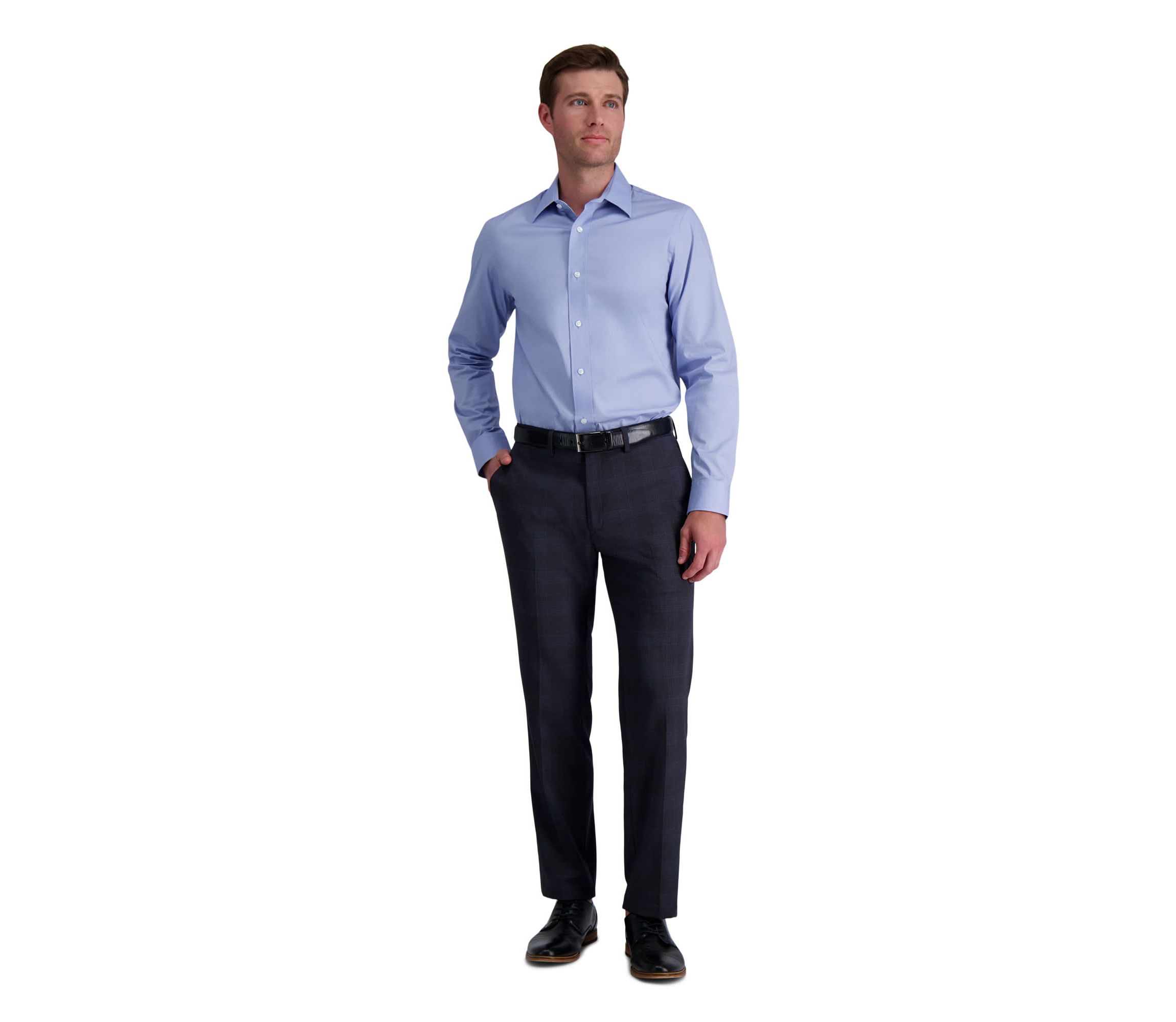 Mens Premium Comfort Slim Fit Dress Shirt