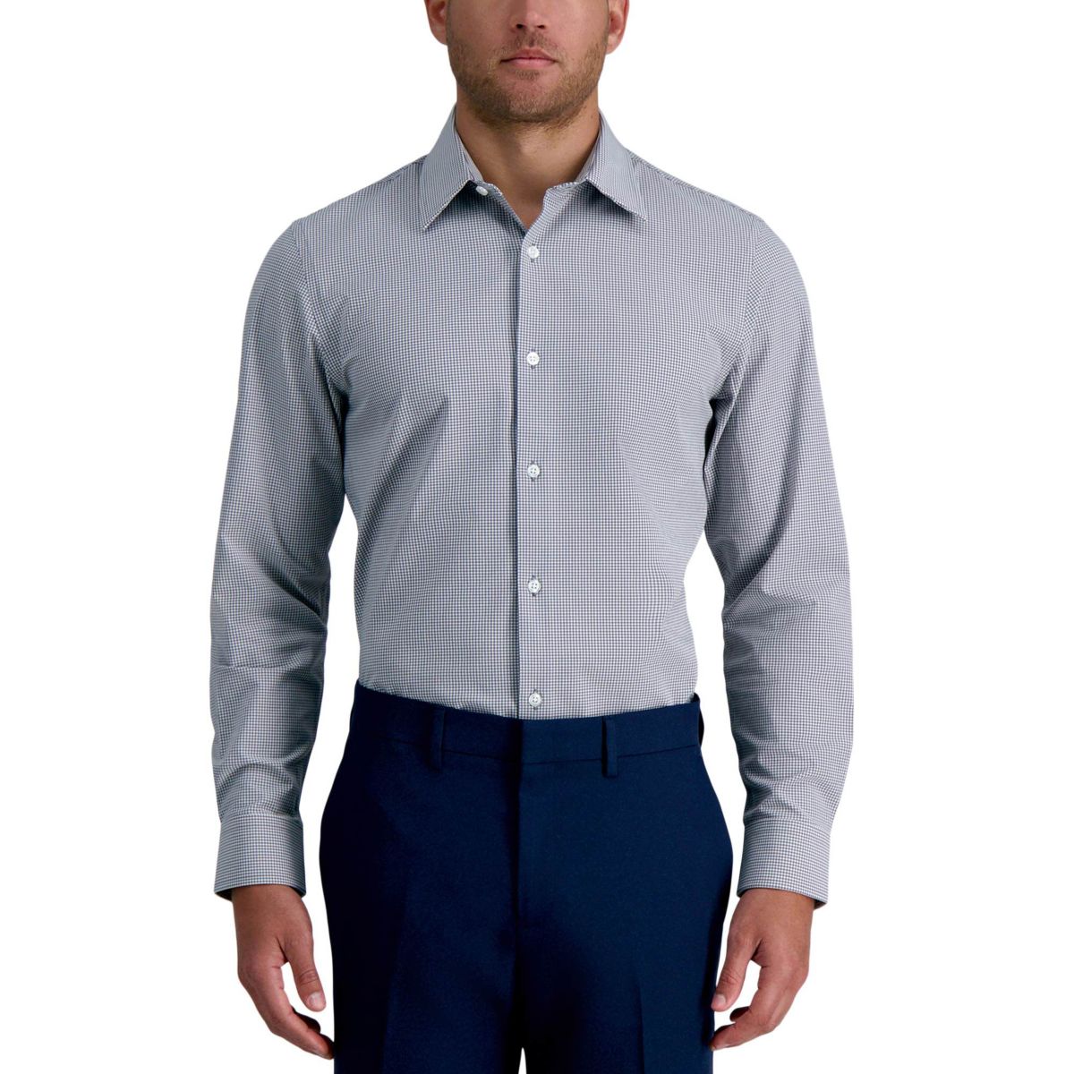 Mens Smart Wash® Slim Fit Dress Shirt