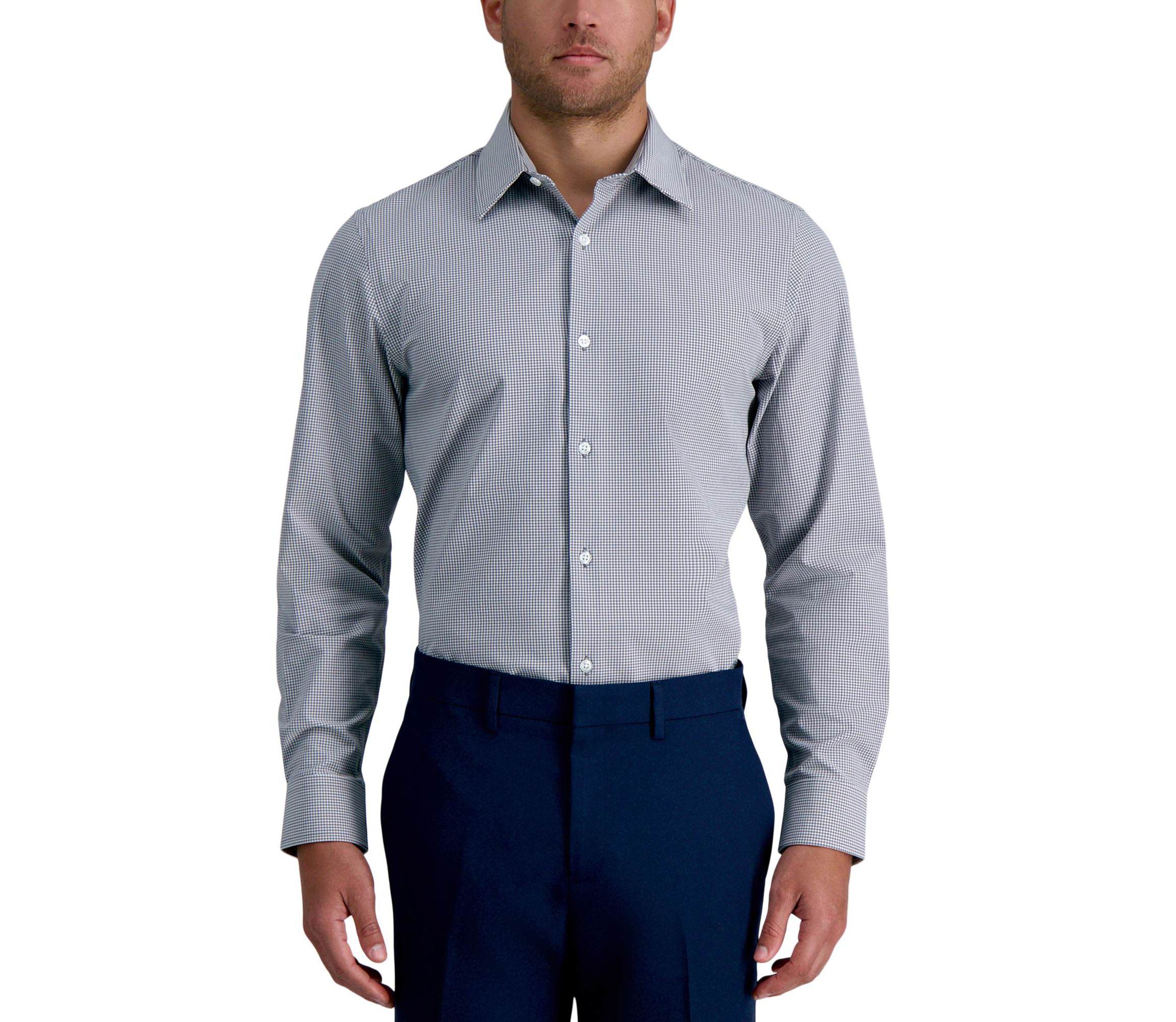 Mens Smart Wash® Slim Fit Dress Shirt