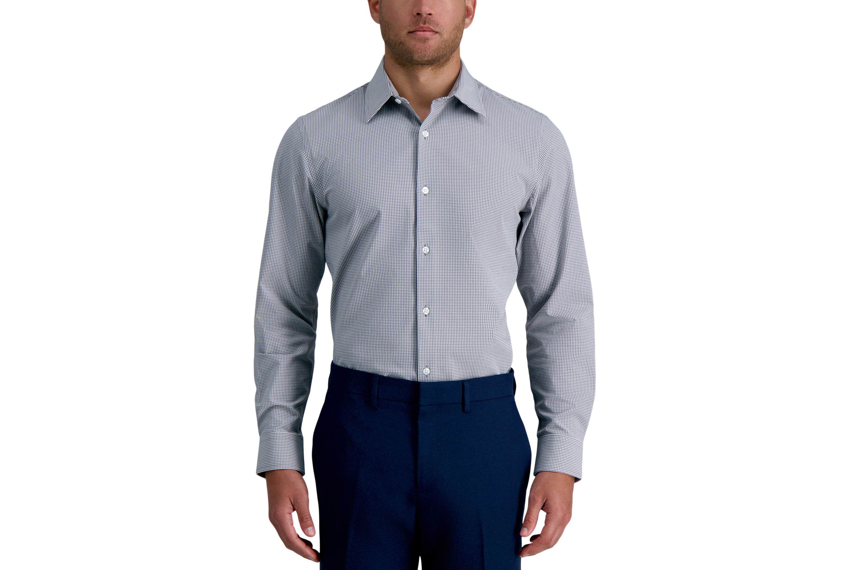 Mens Smart Wash® Slim Fit Dress Shirt