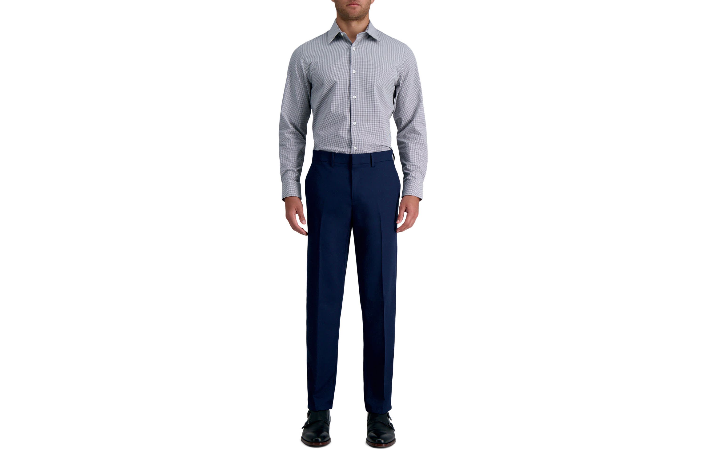 Mens Smart Wash® Slim Fit Dress Shirt