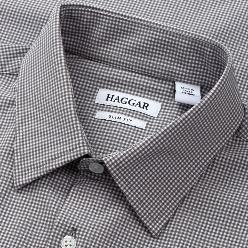 Mens Smart Wash® Slim Fit Dress Shirt