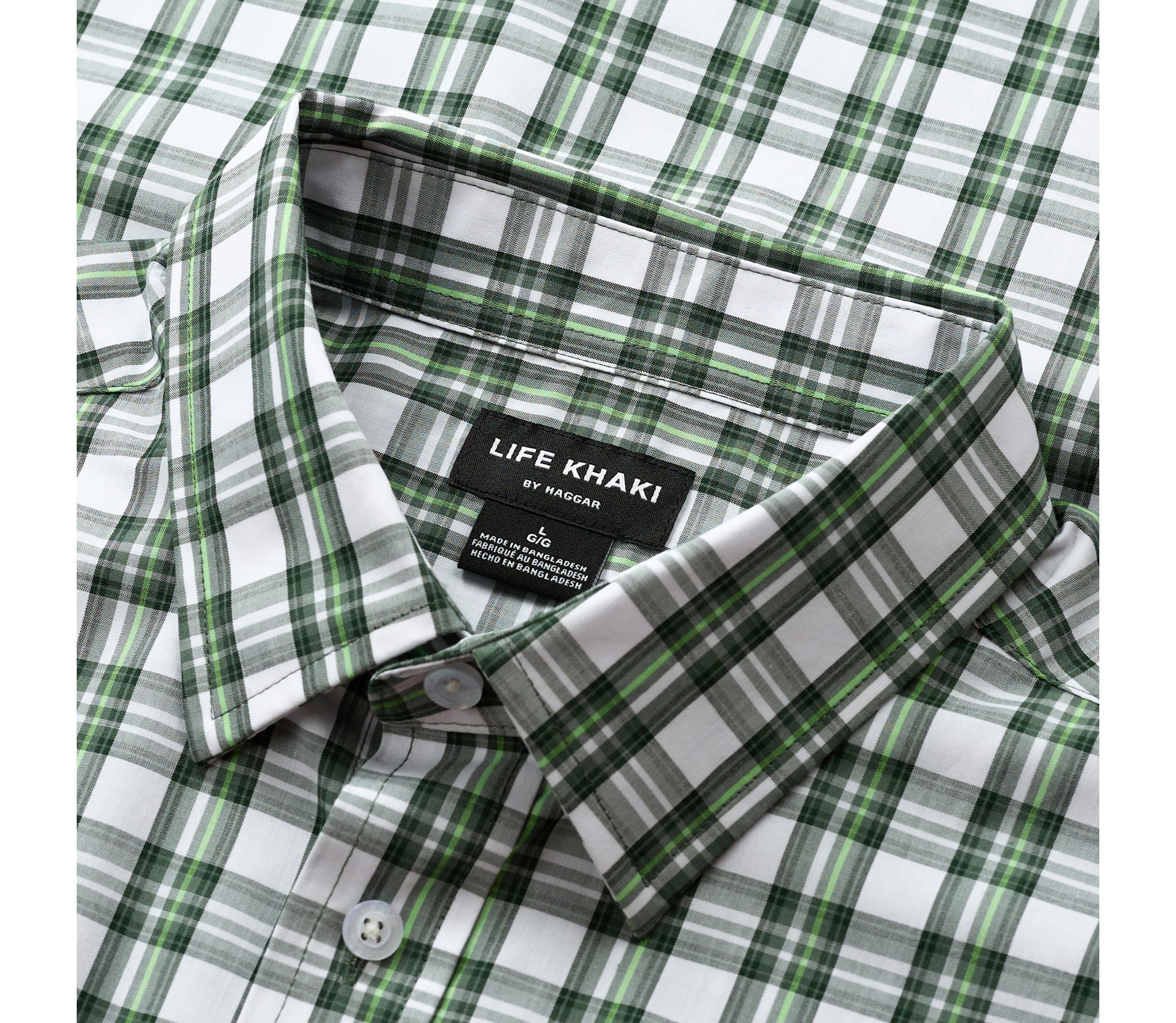 Life Khaki™ With REPREVE® Comfort Woven Button-Down Shirt