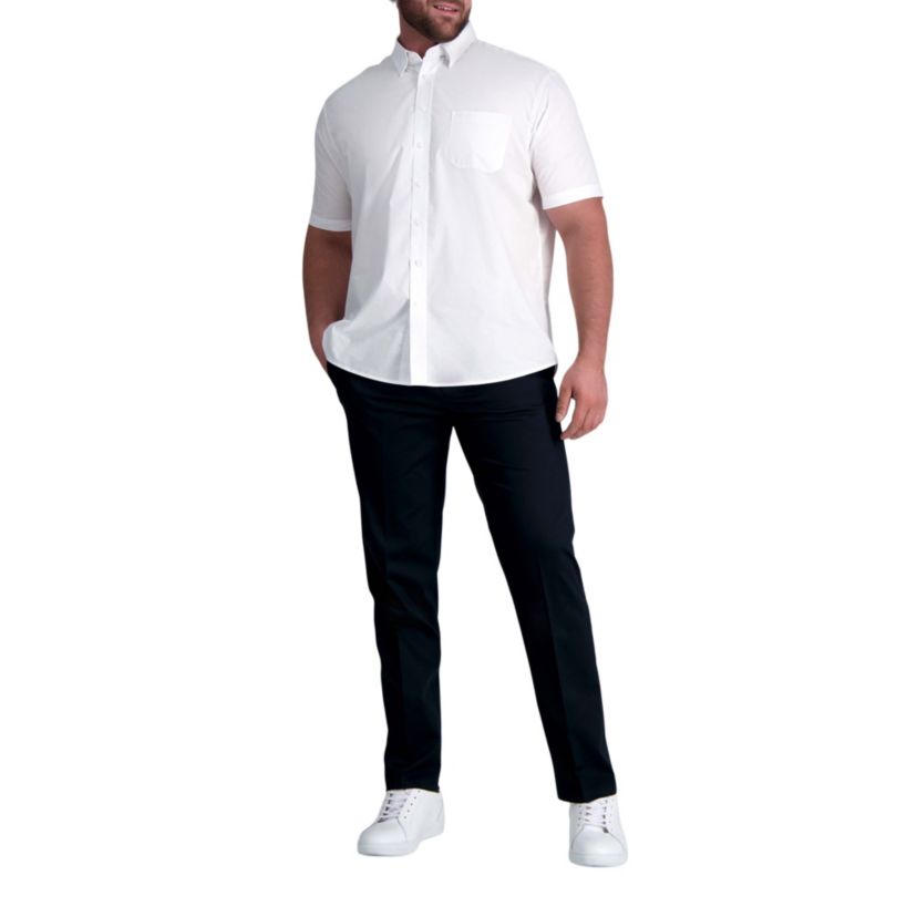 Big & Tall Life Khaki™ With REPREVE® Comfort Woven Button-Down Shirt