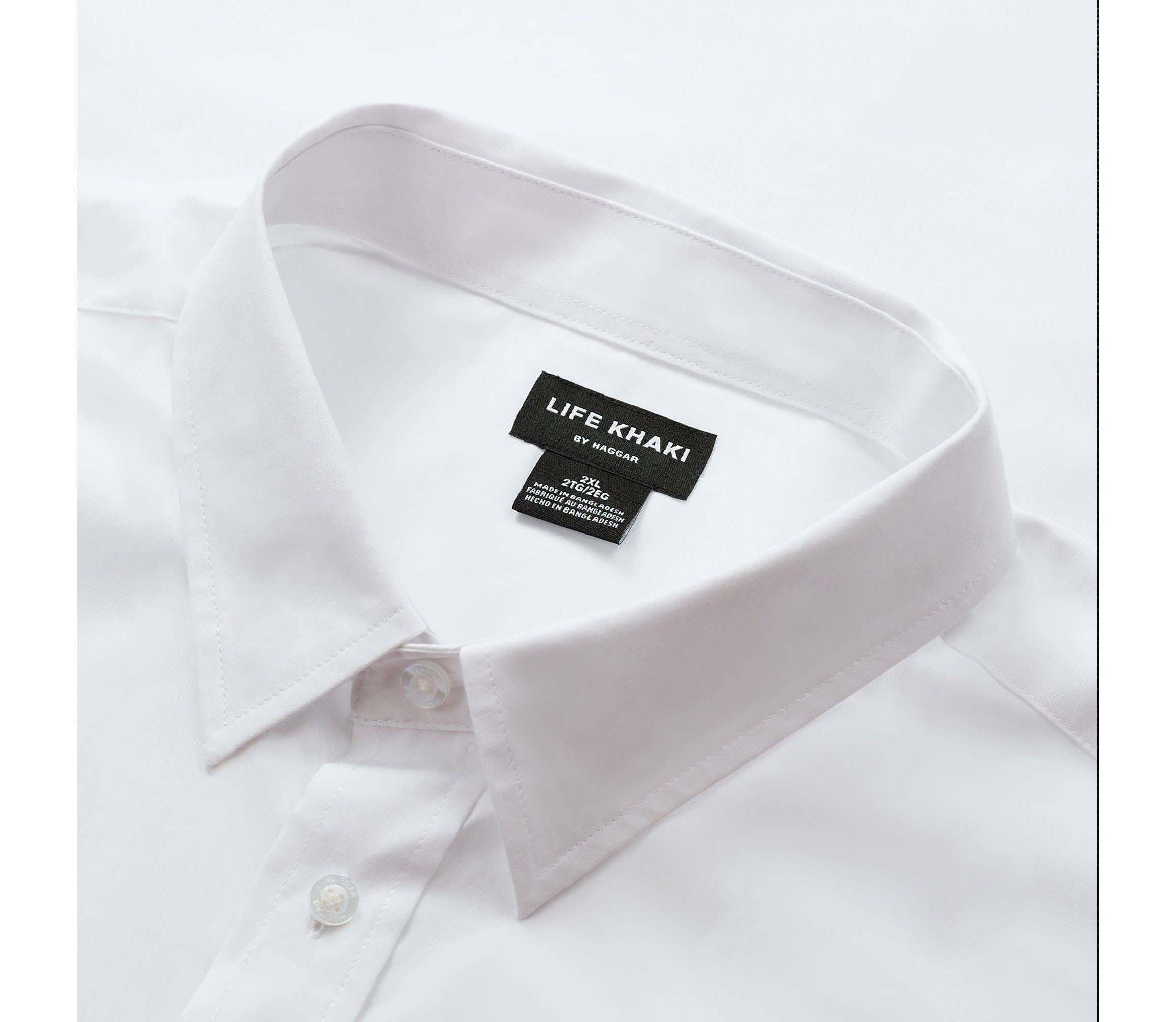 Big & Tall Life Khaki™ With REPREVE® Comfort Woven Button-Down Shirt