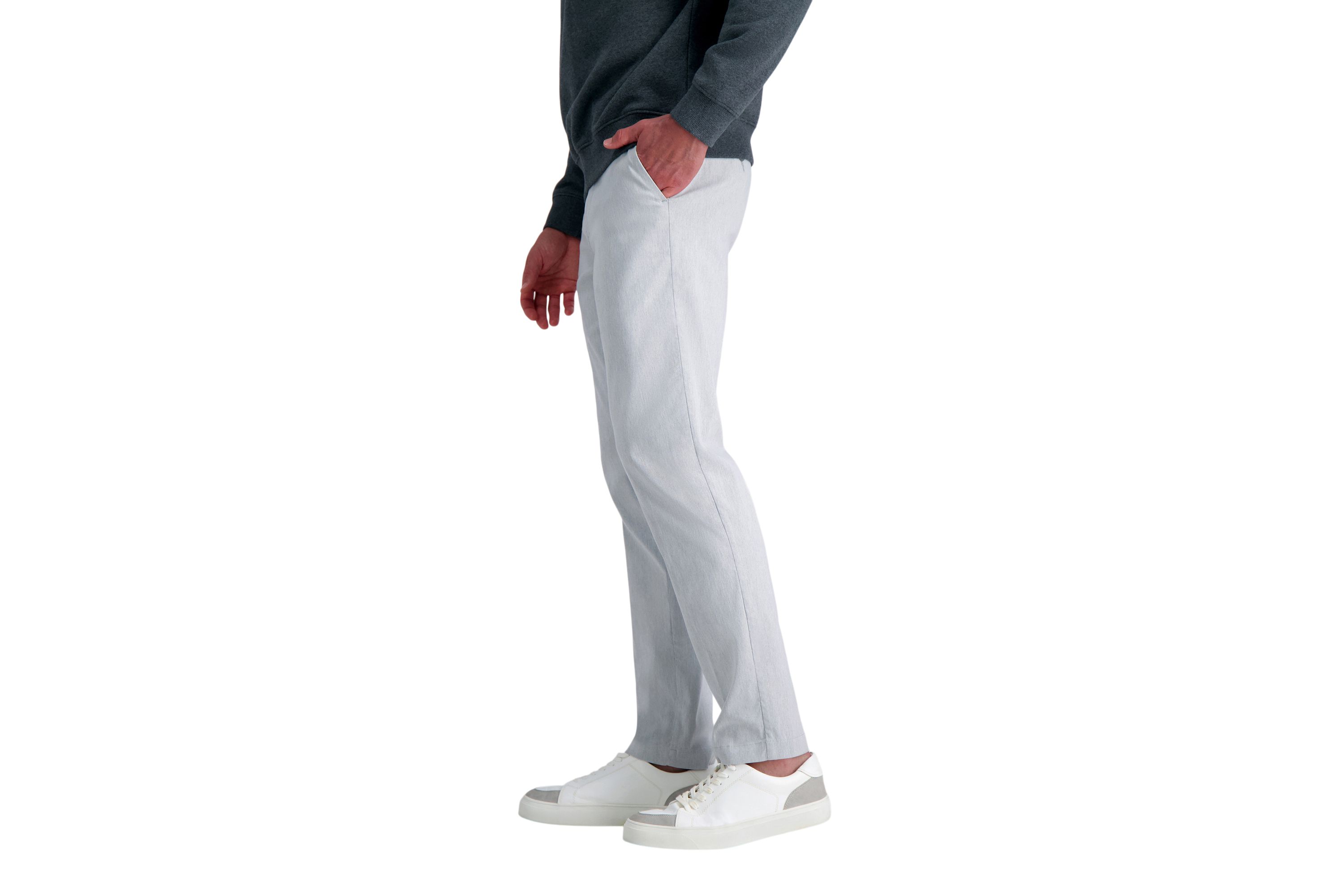 Life Khaki™ Straight Fit Flat Front Flex Pant