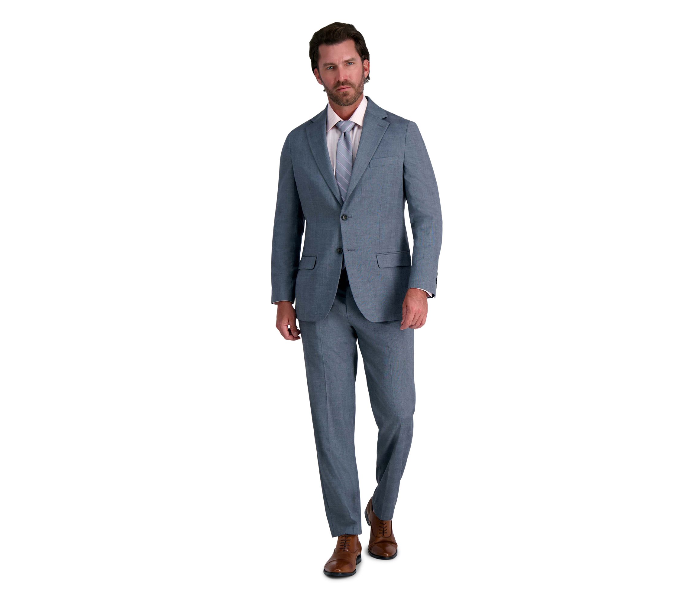 J.M. Haggar™ Glen Plaid Tailored Fit Suit Separate Pant