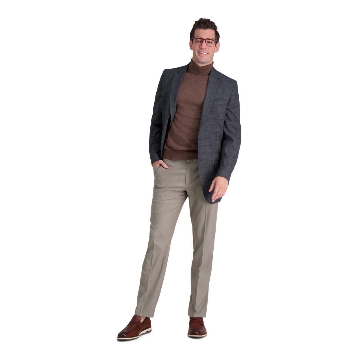 J.M. Haggar™ Straight Fit Flat Front Dress Pant
