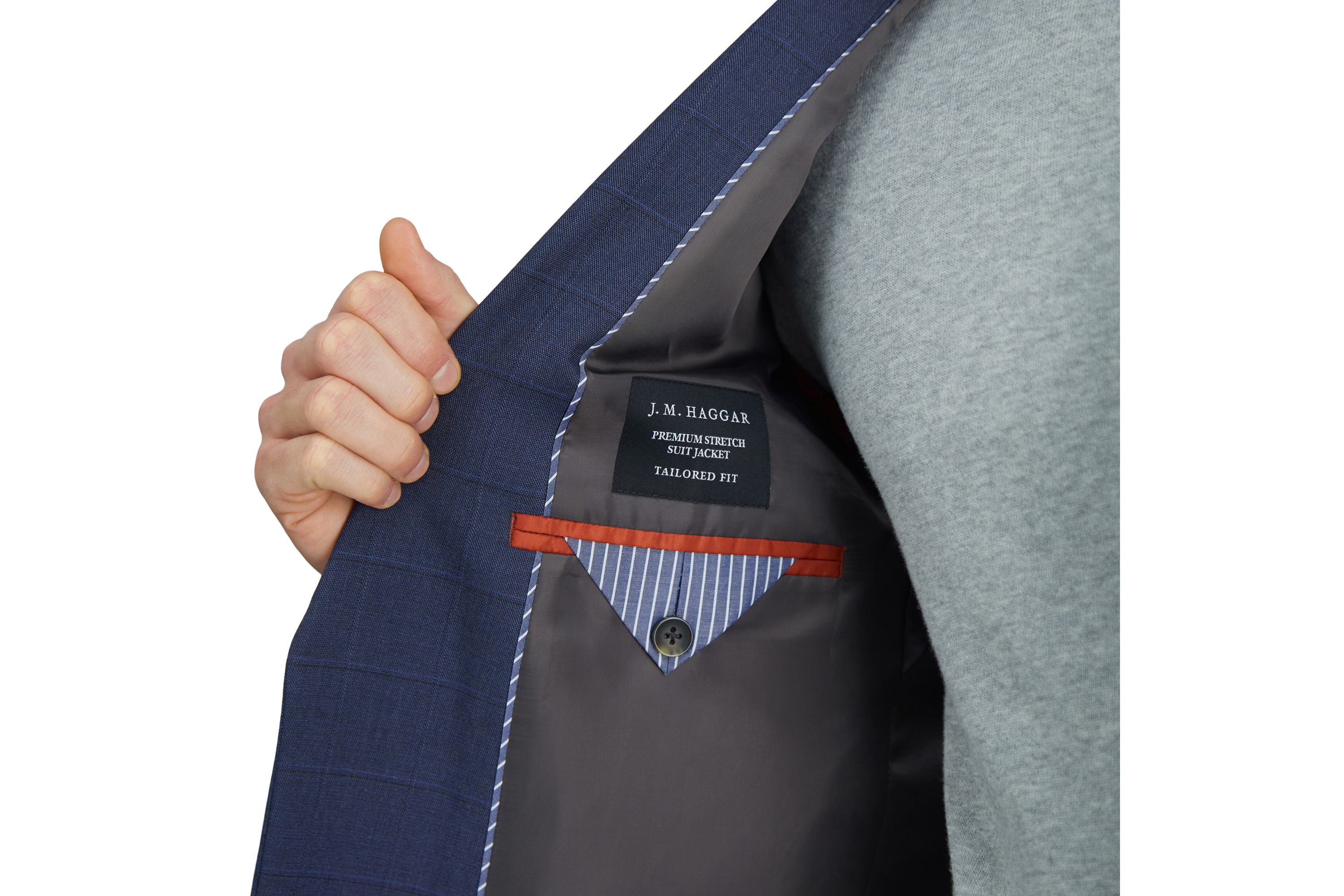 J.M. Haggar™ Tailored Fit Windowpane Suit Separate Jacket