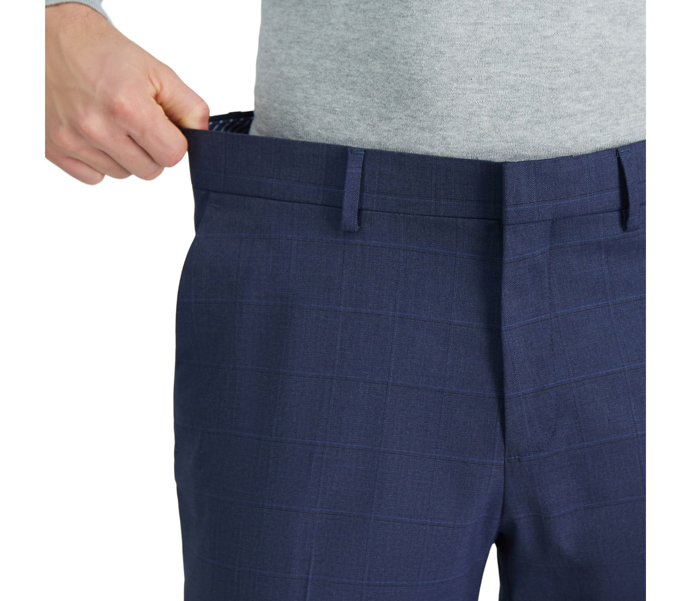 J.M. Haggar™ Windowpane Tailored Fit Suit Separate Pant