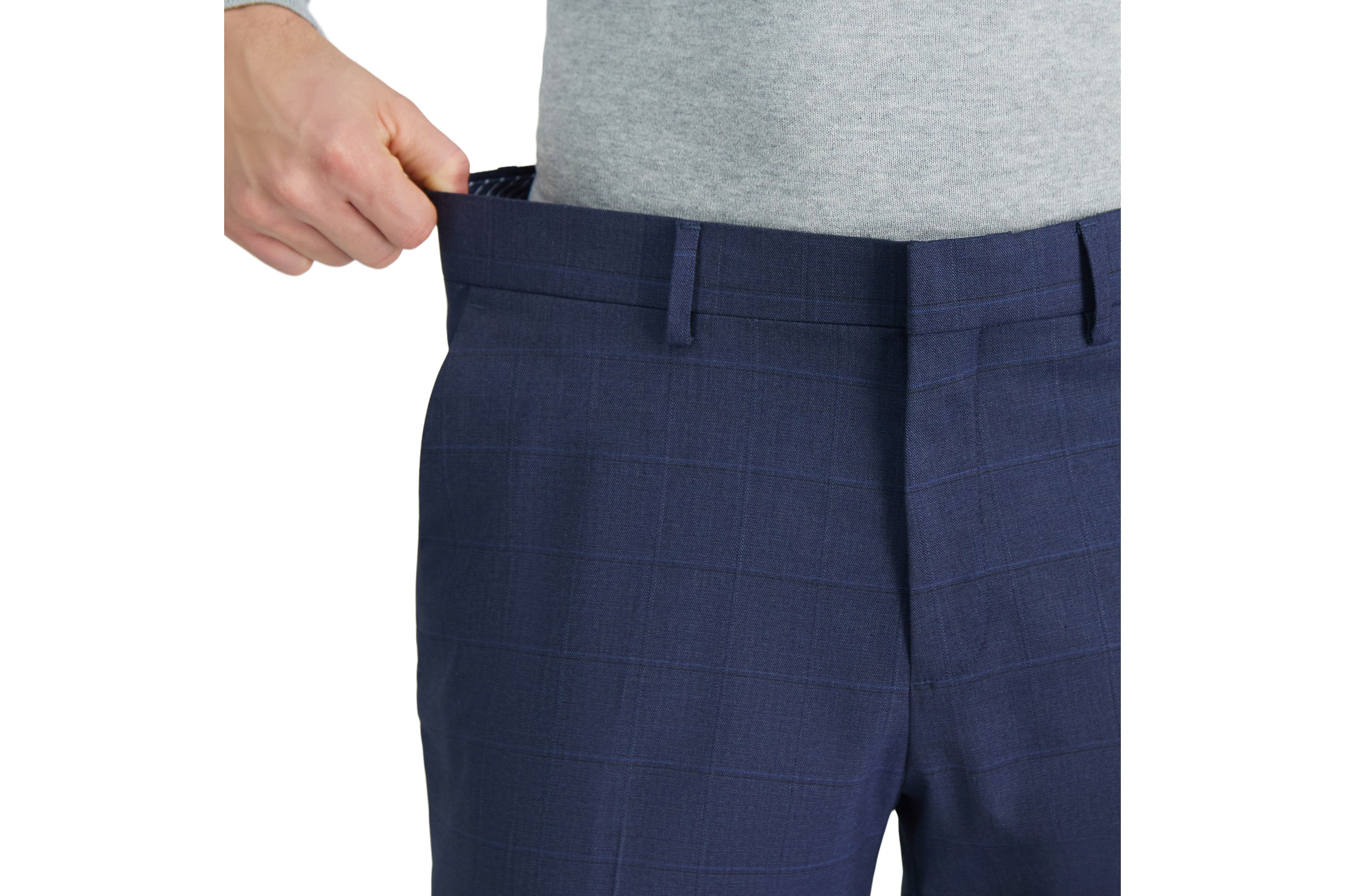 J.M. Haggar™ Windowpane Tailored Fit Suit Separate Pant