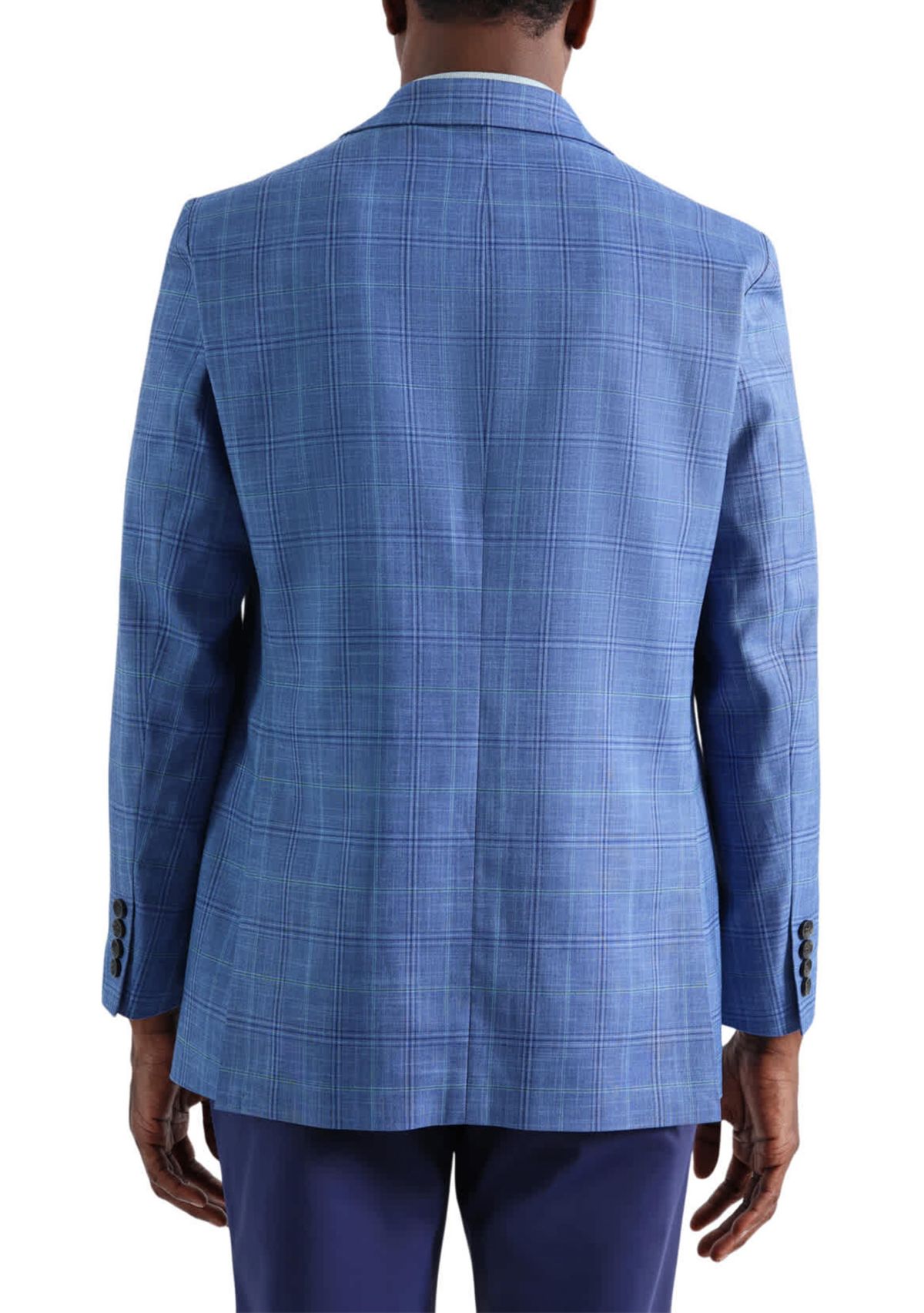J.M. Haggar™ Plaid Windowpane Tailored Fit Sport Coat