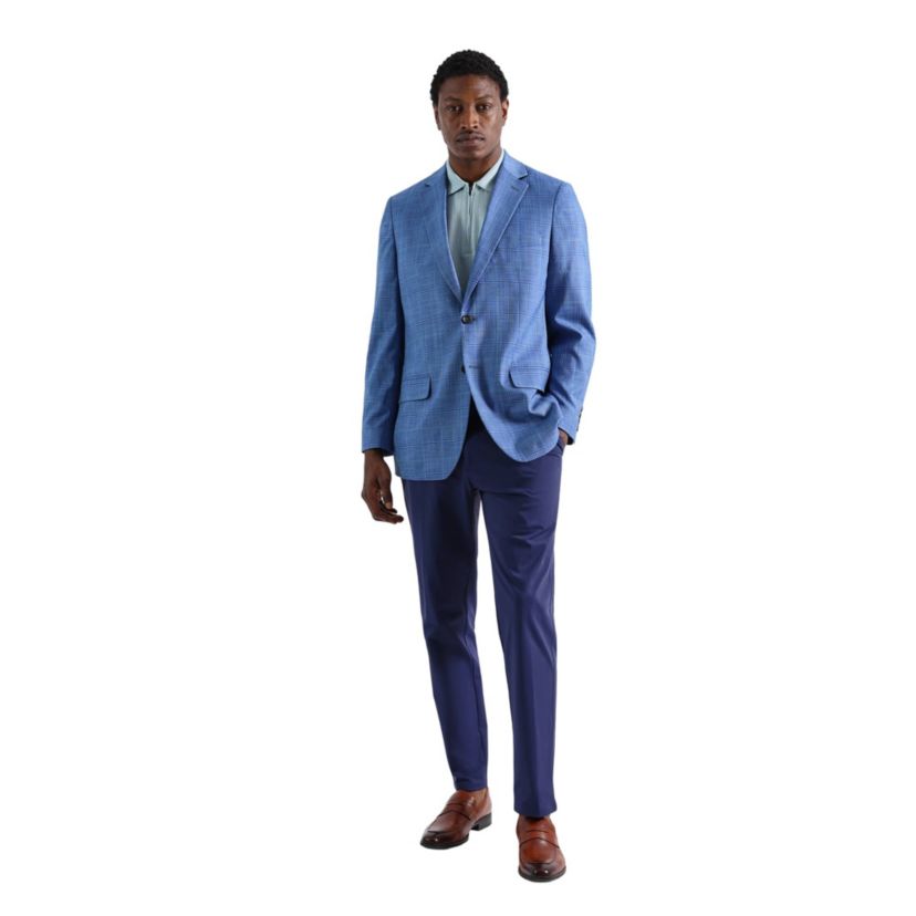 J.M. Haggar™ Plaid Windowpane Tailored Fit Sport Coat