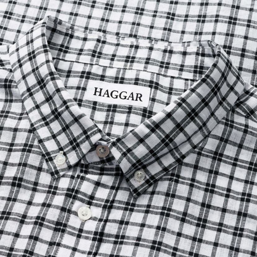 Big & Tall Haggar® Mens Short Sleeve Button-Down Linen Shirt