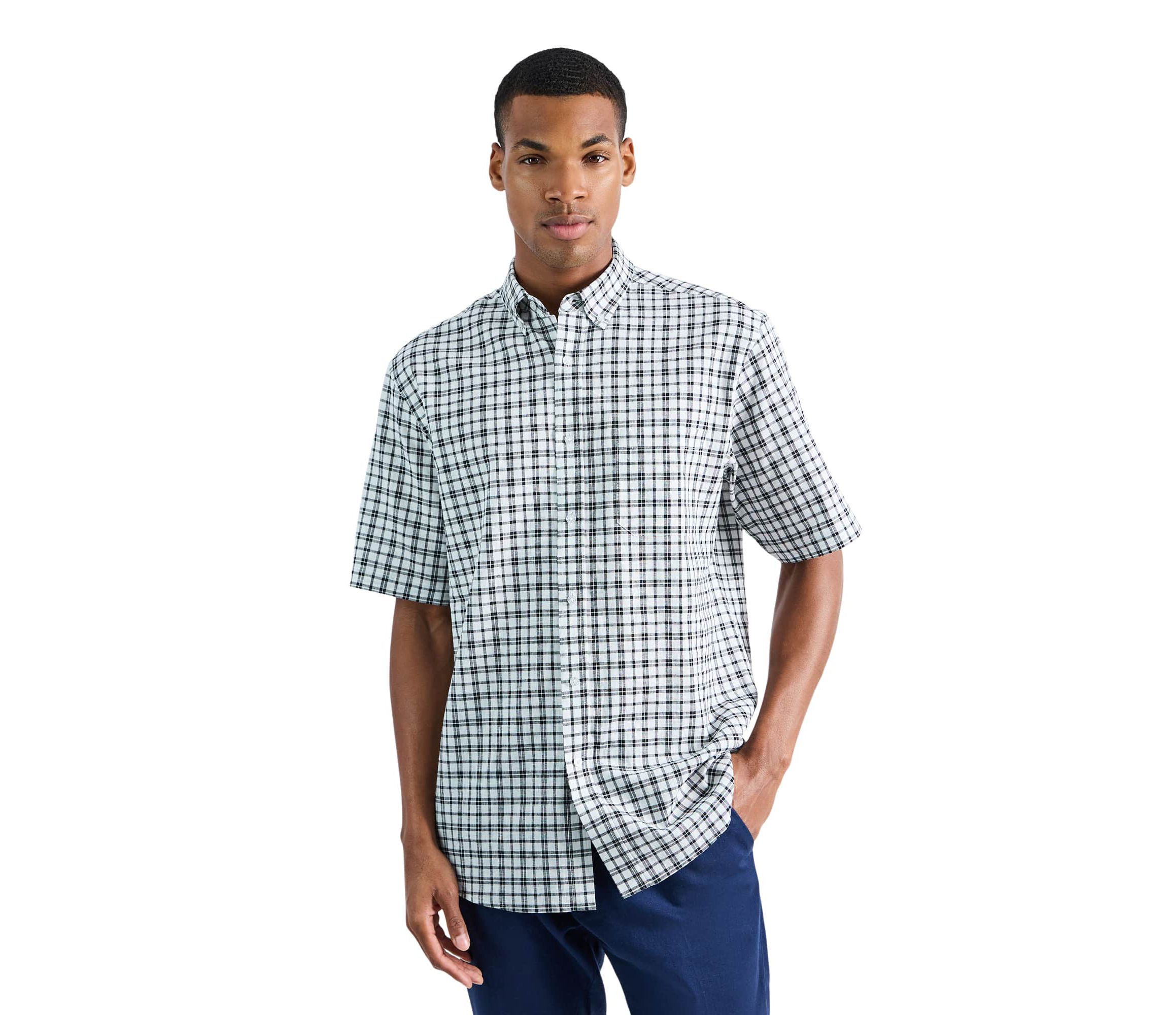 Mens Life Khaki™ Short Sleeve Button-Down Linen Shirt