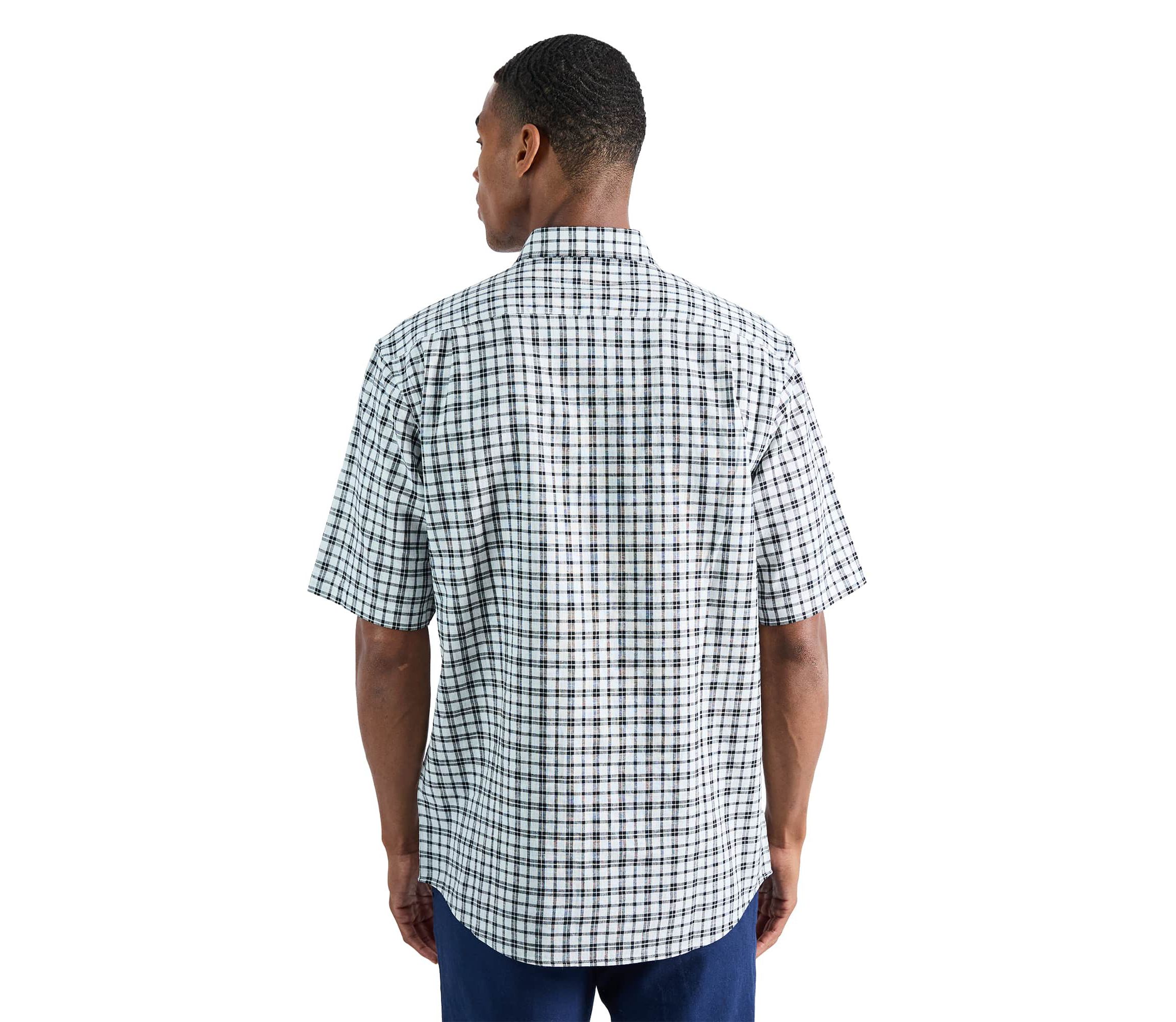 Mens Life Khaki™ Short Sleeve Button-Down Linen Shirt