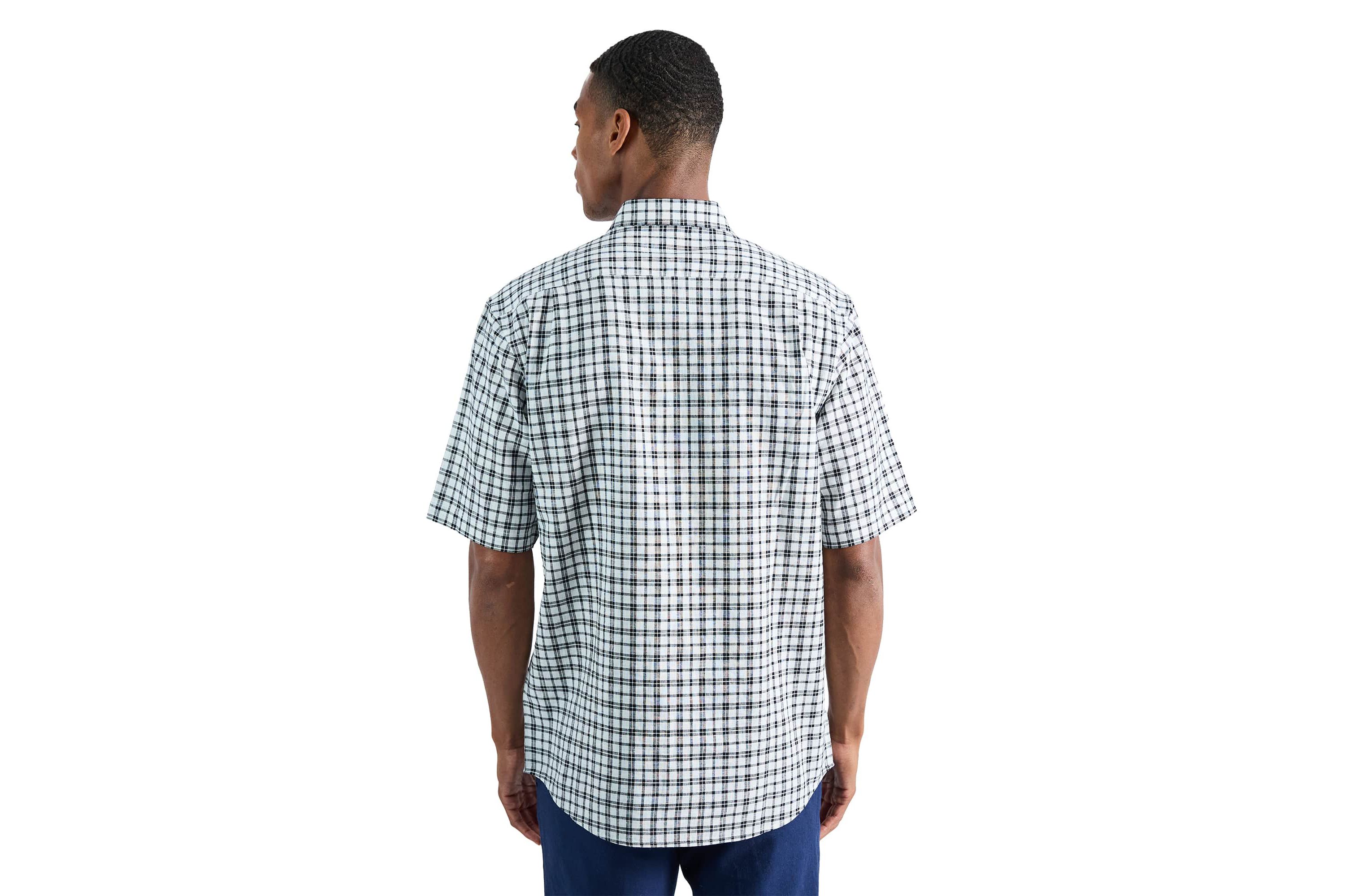 Mens Life Khaki�� Short Sleeve Button-Down Linen Shirt