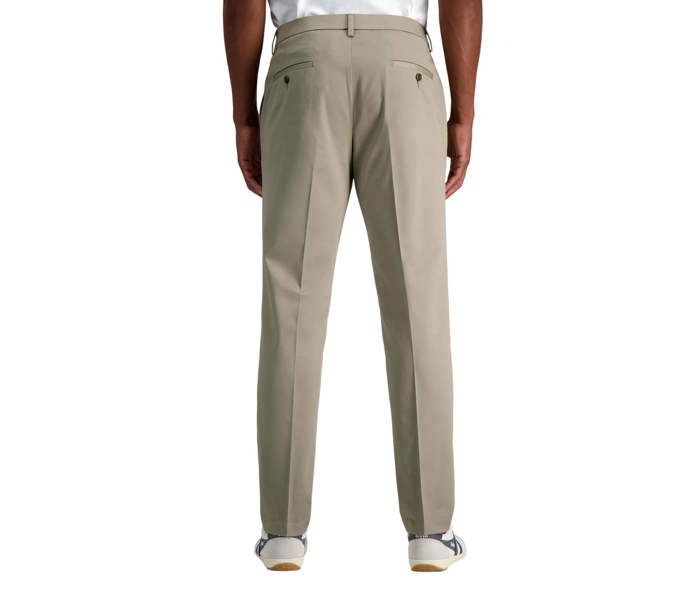 Wrinkle Free Performance Khaki Straight Fit Pant