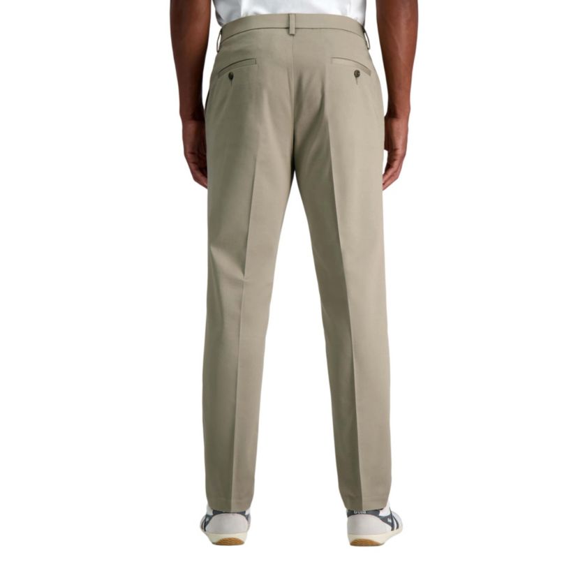 Wrinkle Free Performance Khaki Straight Fit Pant