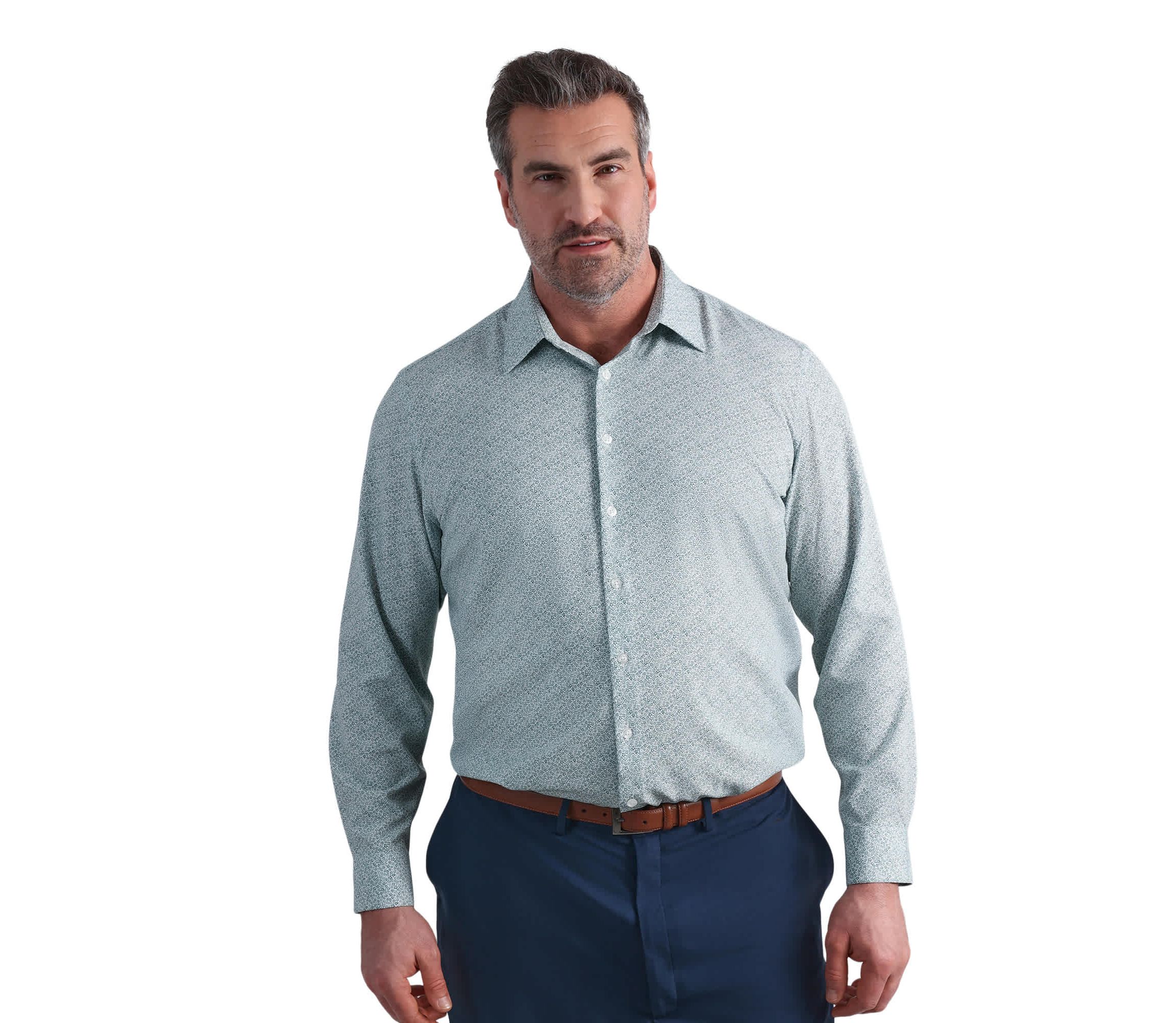 Big & Tall Mens Smart Wash® Classic Fit Dress Shirt
