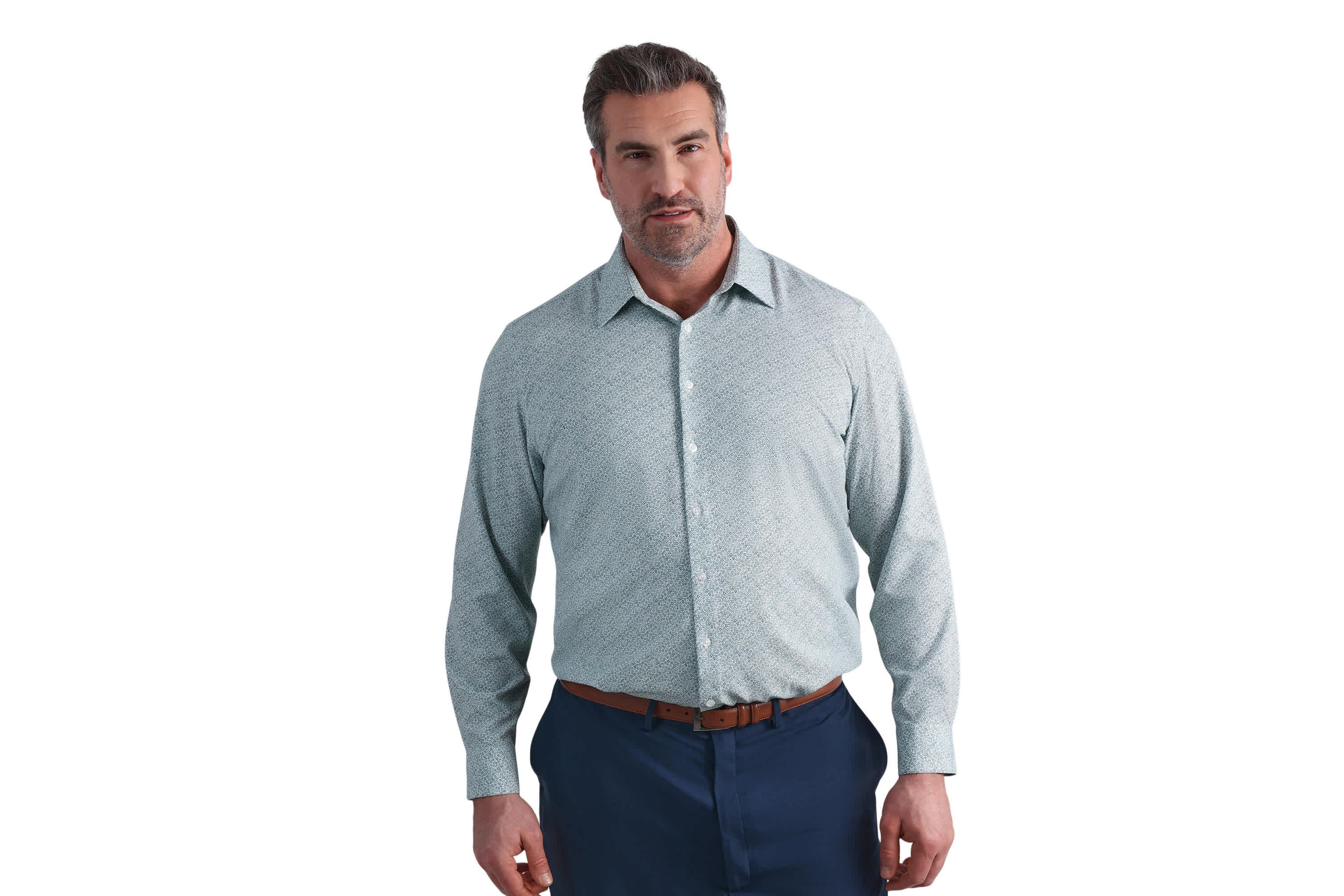Big & Tall Mens Smart Wash® Classic Fit Dress Shirt