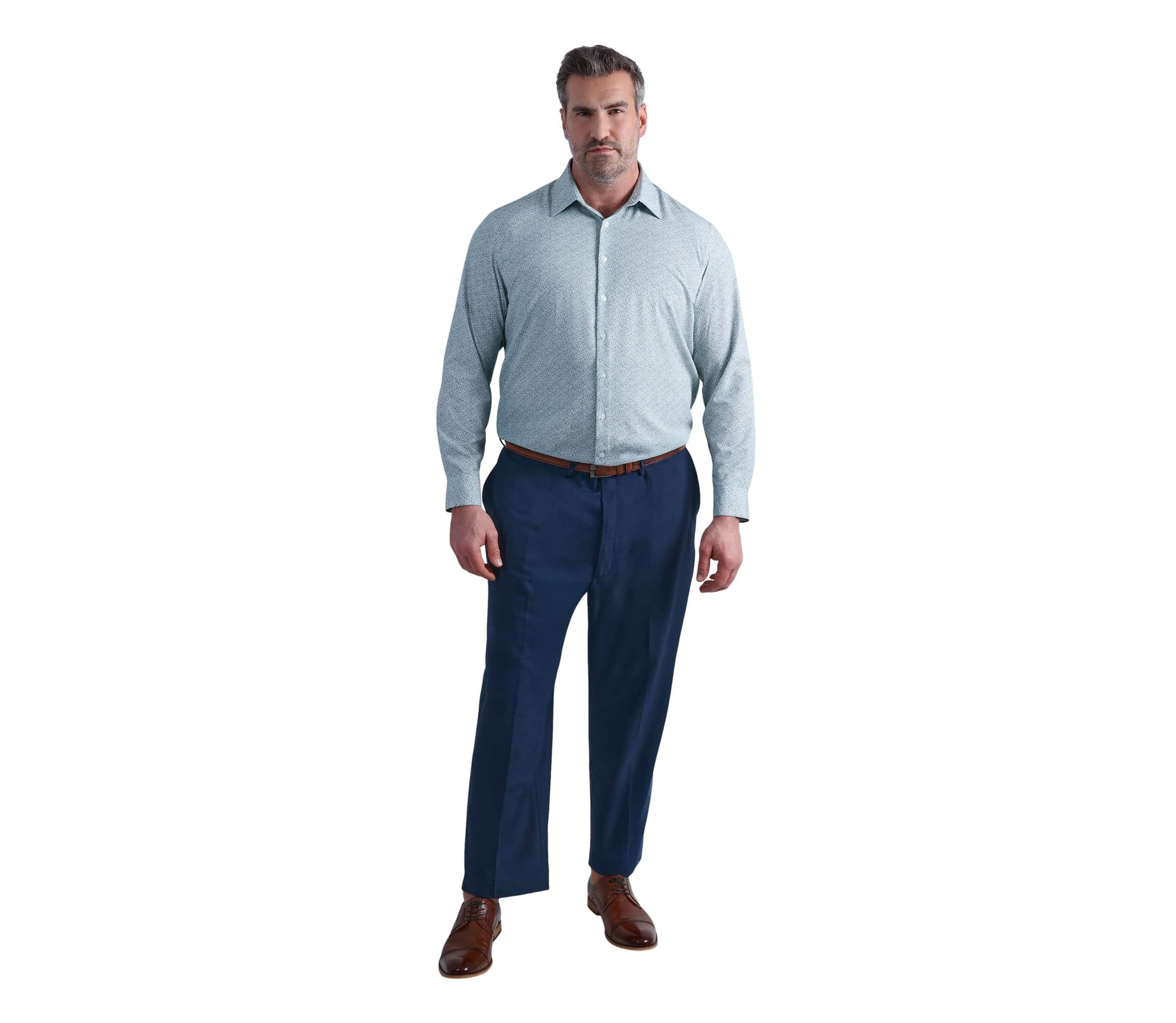 Big & Tall Mens Smart Wash® Classic Fit Dress Shirt