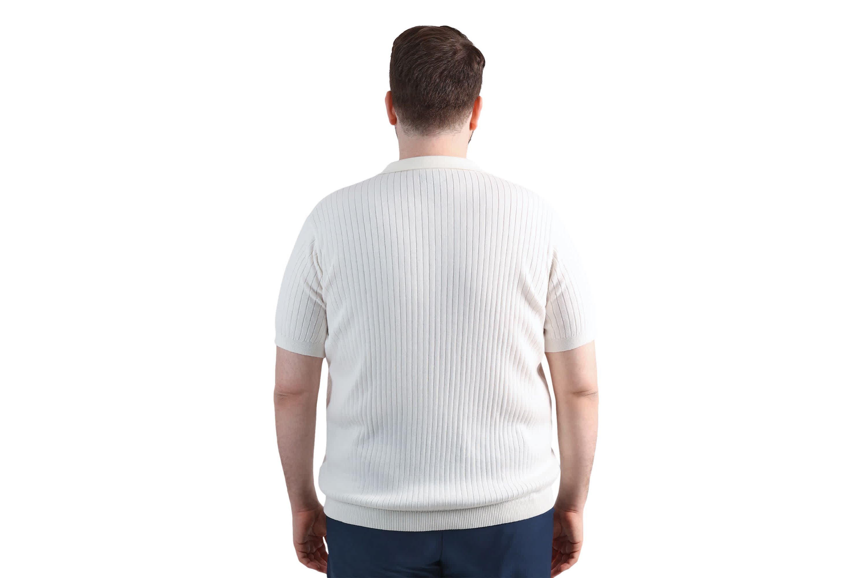 Big & Tall Haggar® Mens Johnny Collar Slim Fit Ribbed Sweater
