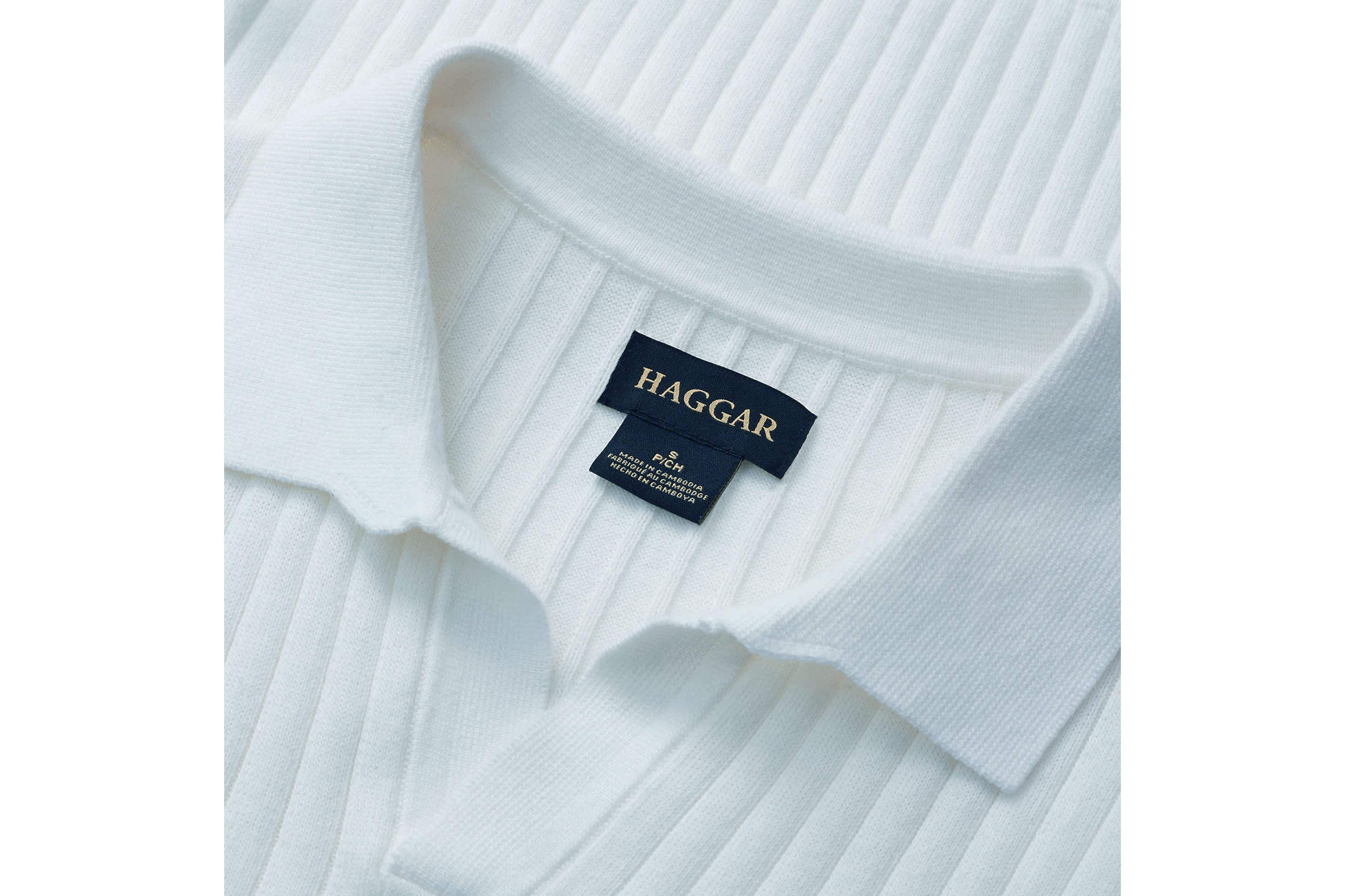 Big & Tall Haggar® Mens Johnny Collar Slim Fit Ribbed Sweater