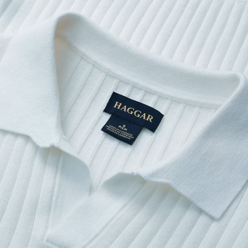 Big & Tall Haggar® Mens Johnny Collar Slim Fit Ribbed Sweater