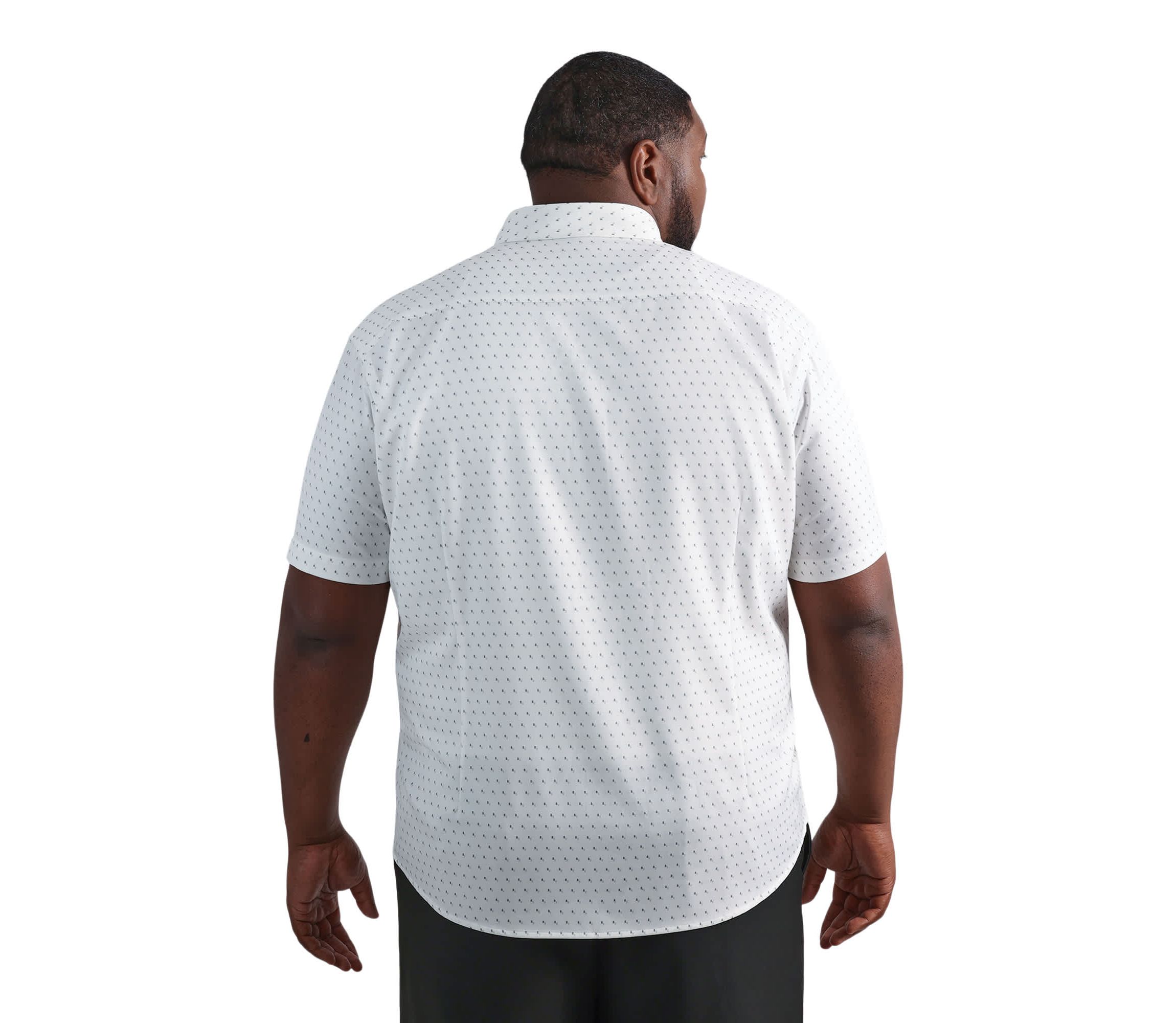 Big & Tall Haggar® Mens Short Sleeve Performance Button-Down Shirt