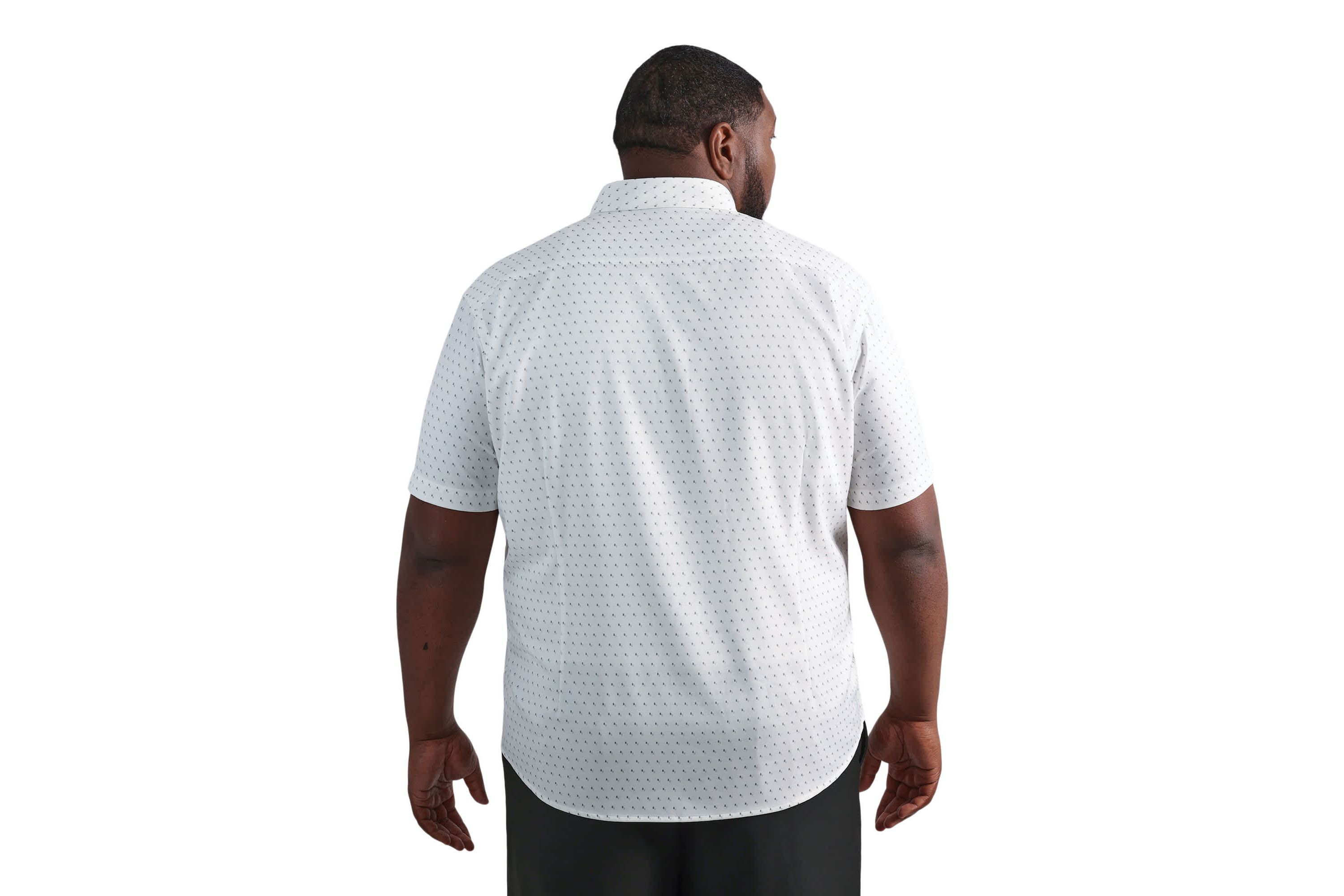 Big & Tall Haggar® Mens Short Sleeve Performance Button-Down Shirt
