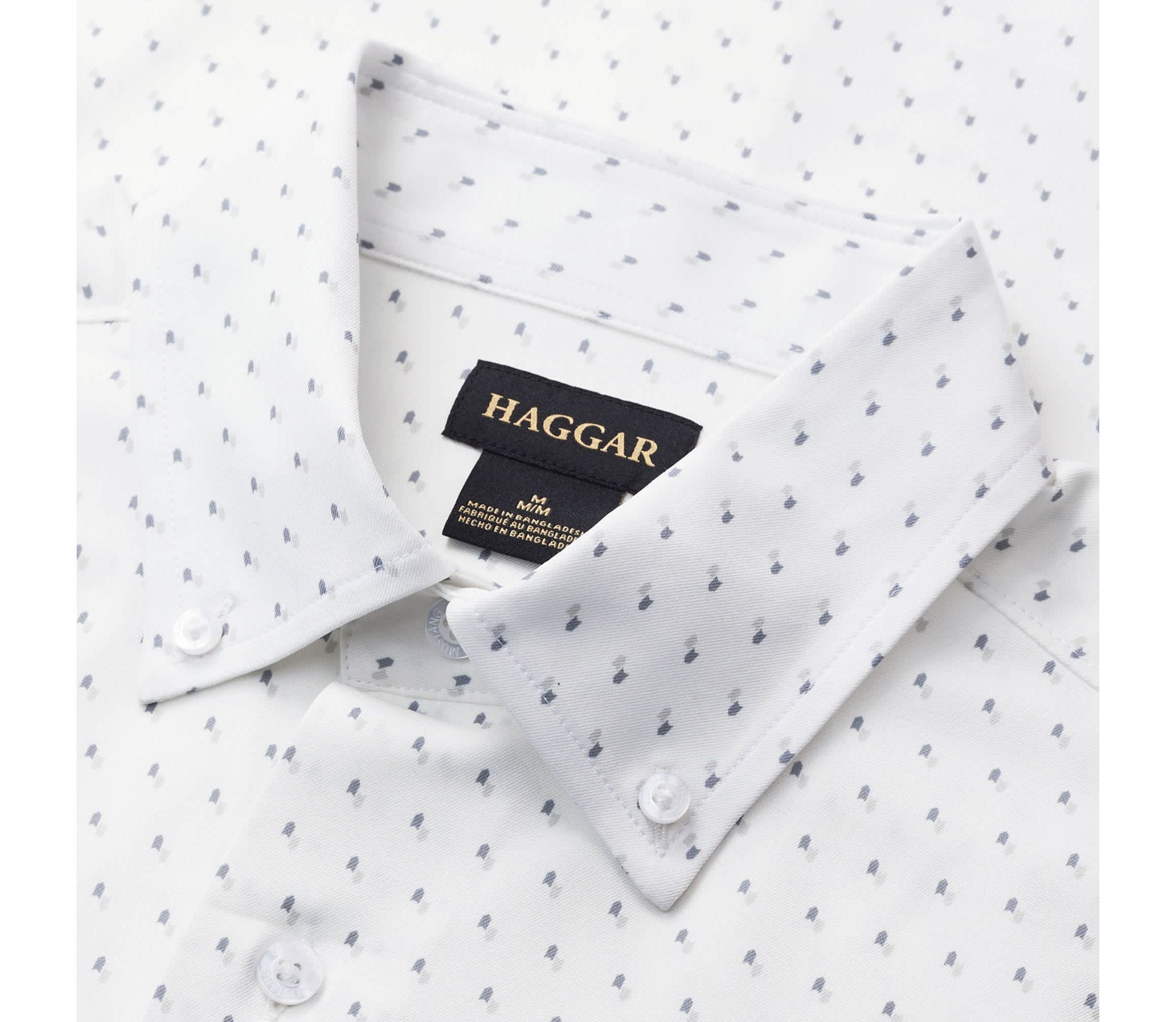 Big & Tall Haggar® Mens Short Sleeve Performance Button-Down Shirt